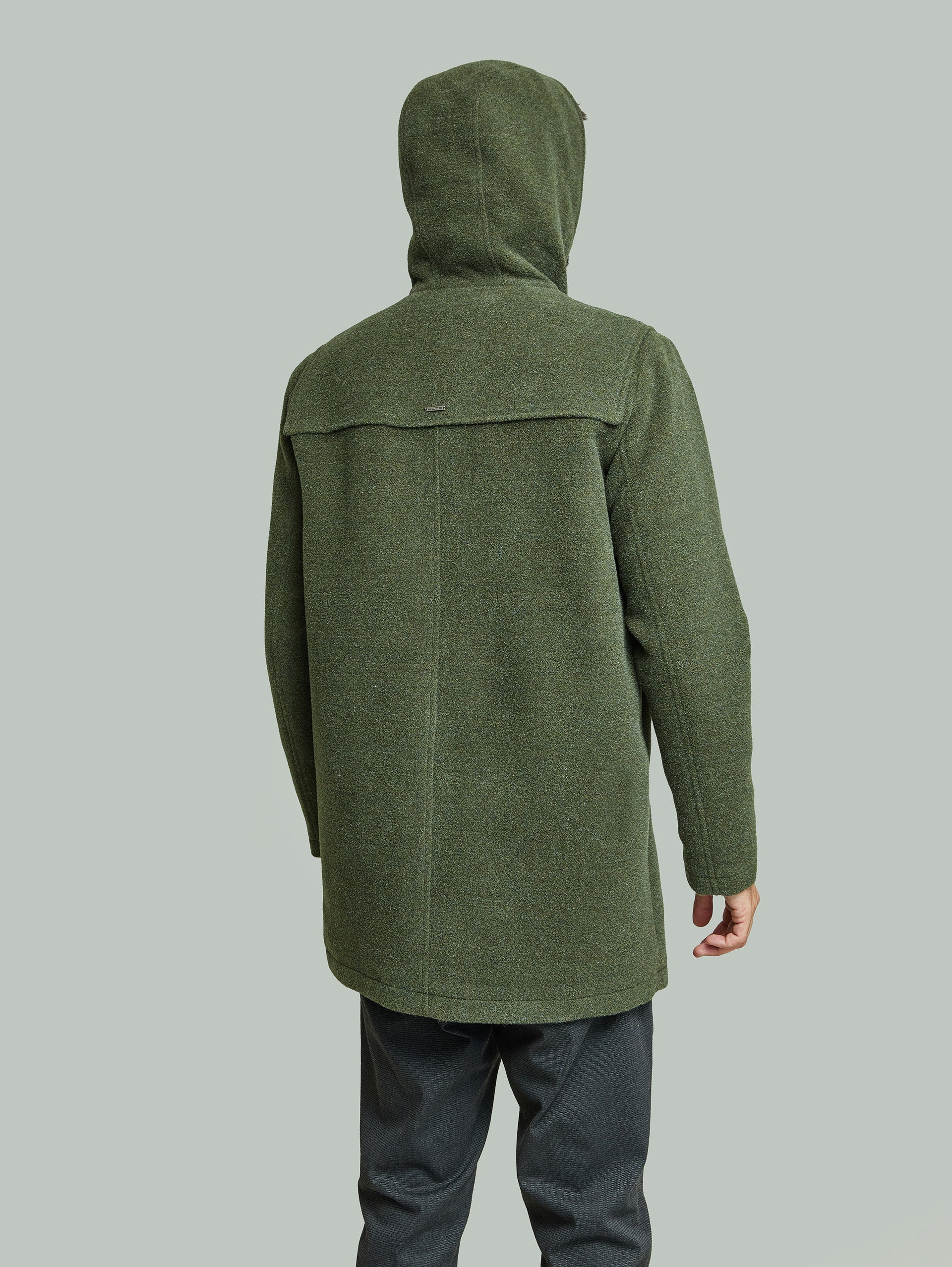 Abrigo Yared De Lana & Alpaca Color Verde - Image 3