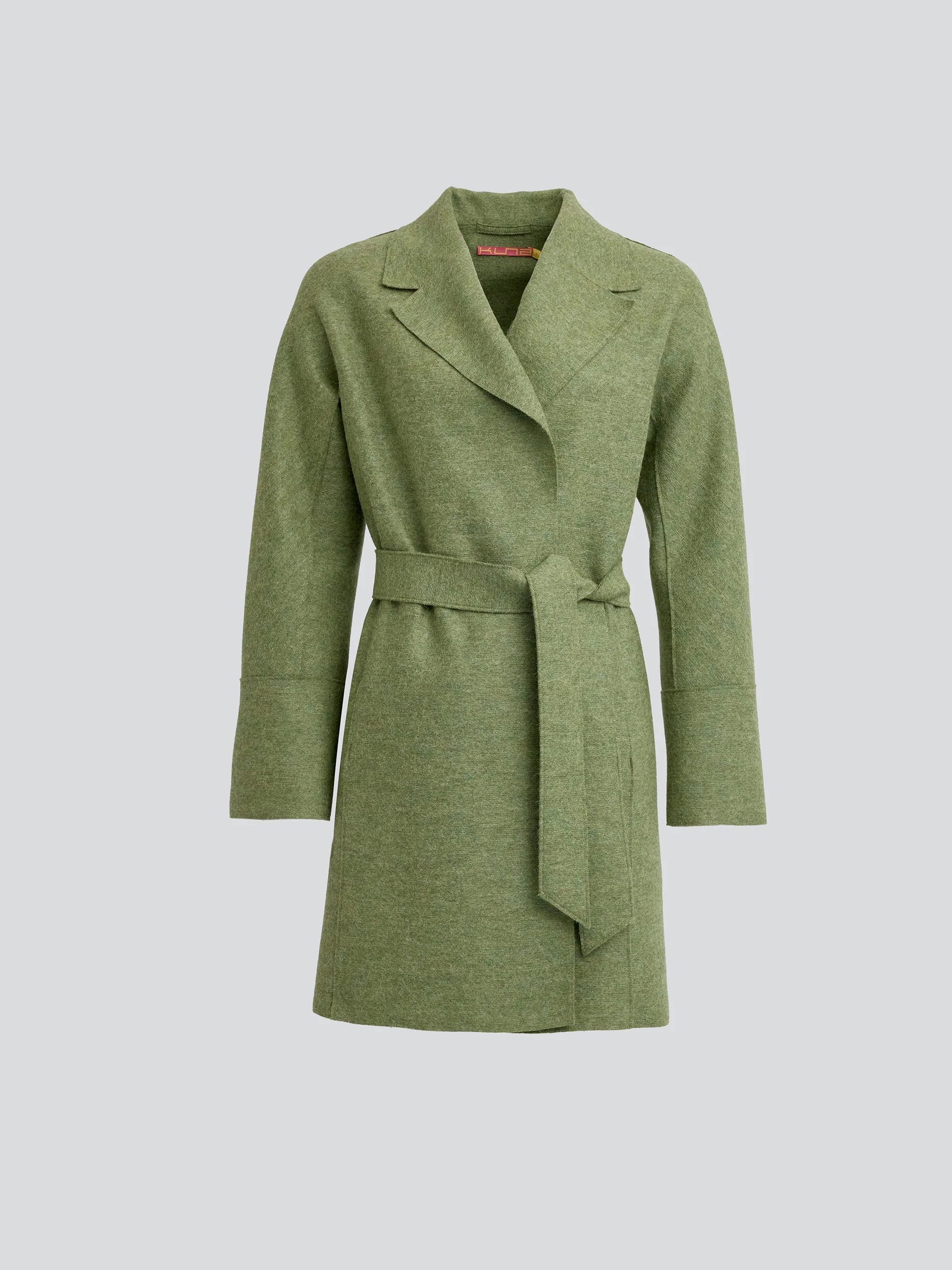 Abrigo Yrene De Alpaca Color Verde