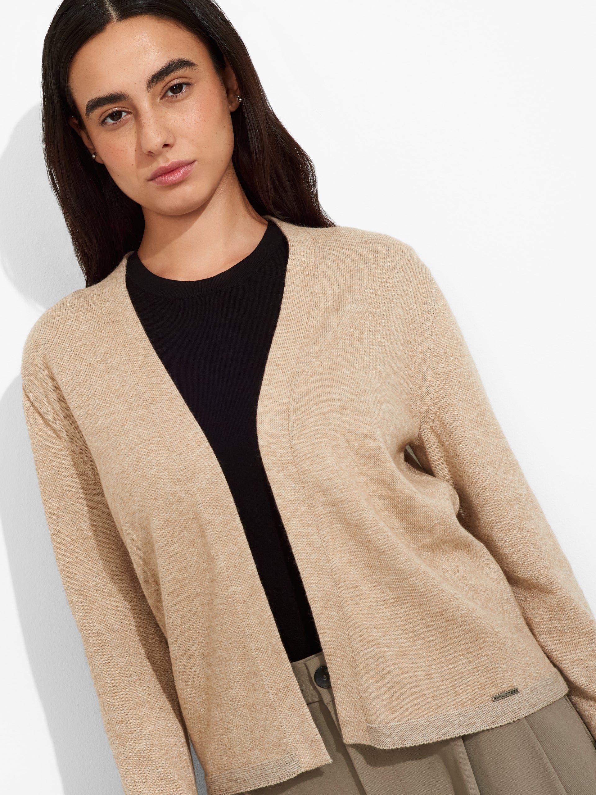 Cárdigan Zoraya De Algodón Color Beige - Image 5