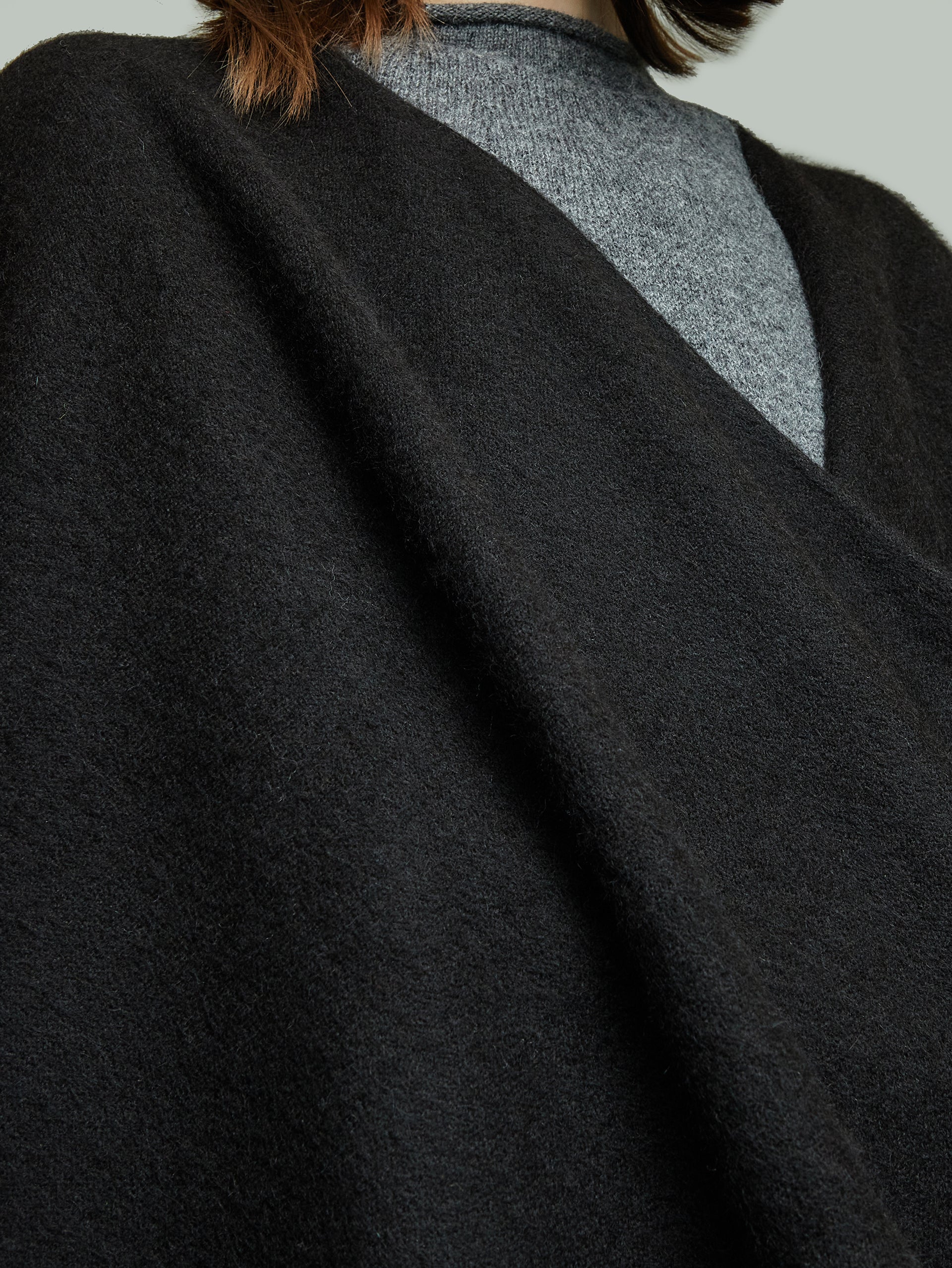 Capa Baby De Baby Alpaca Color Negro - Image 5