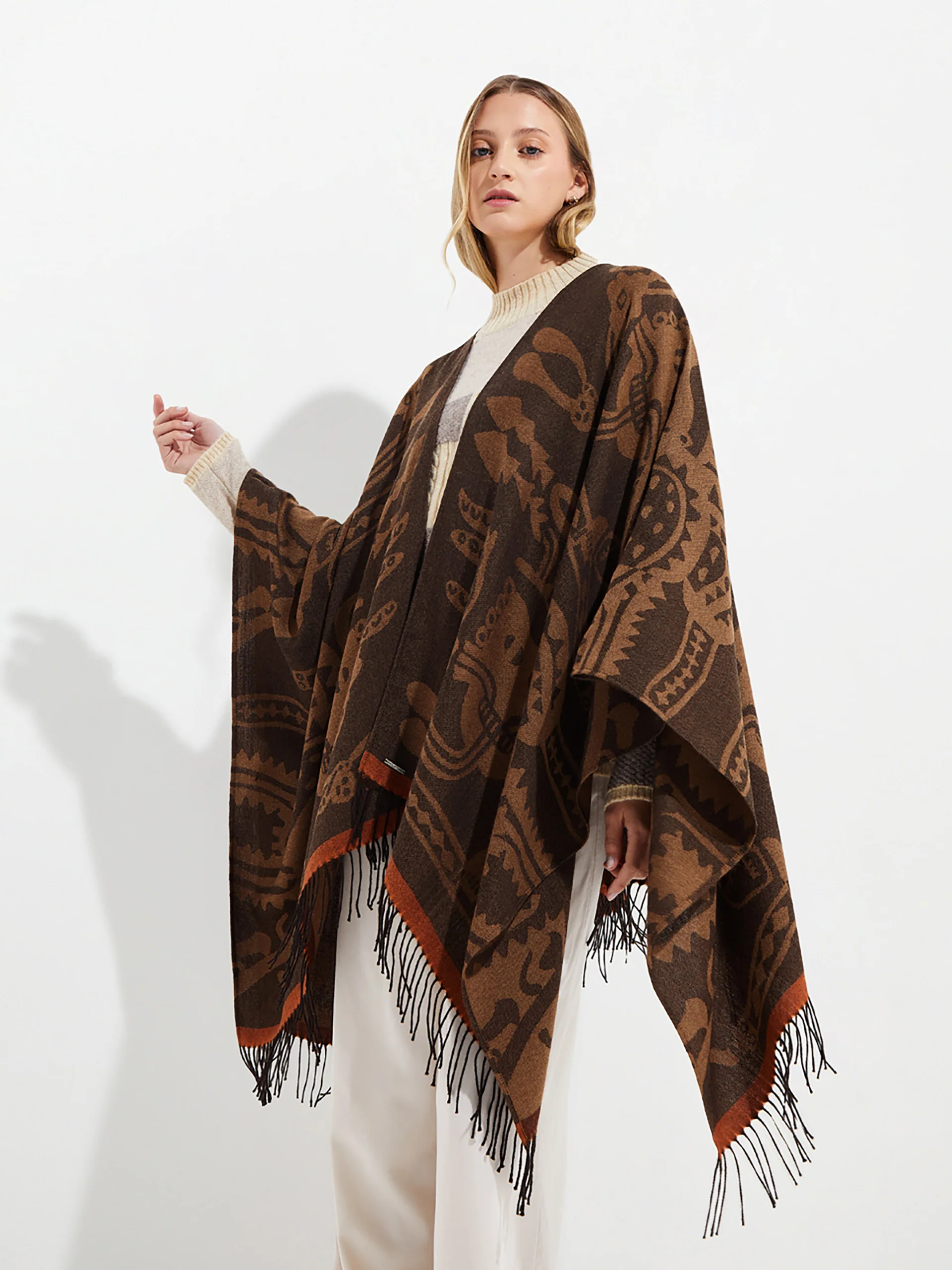 Capa Nazca - 45 De Royal Alpaca Color Marron - Image 2