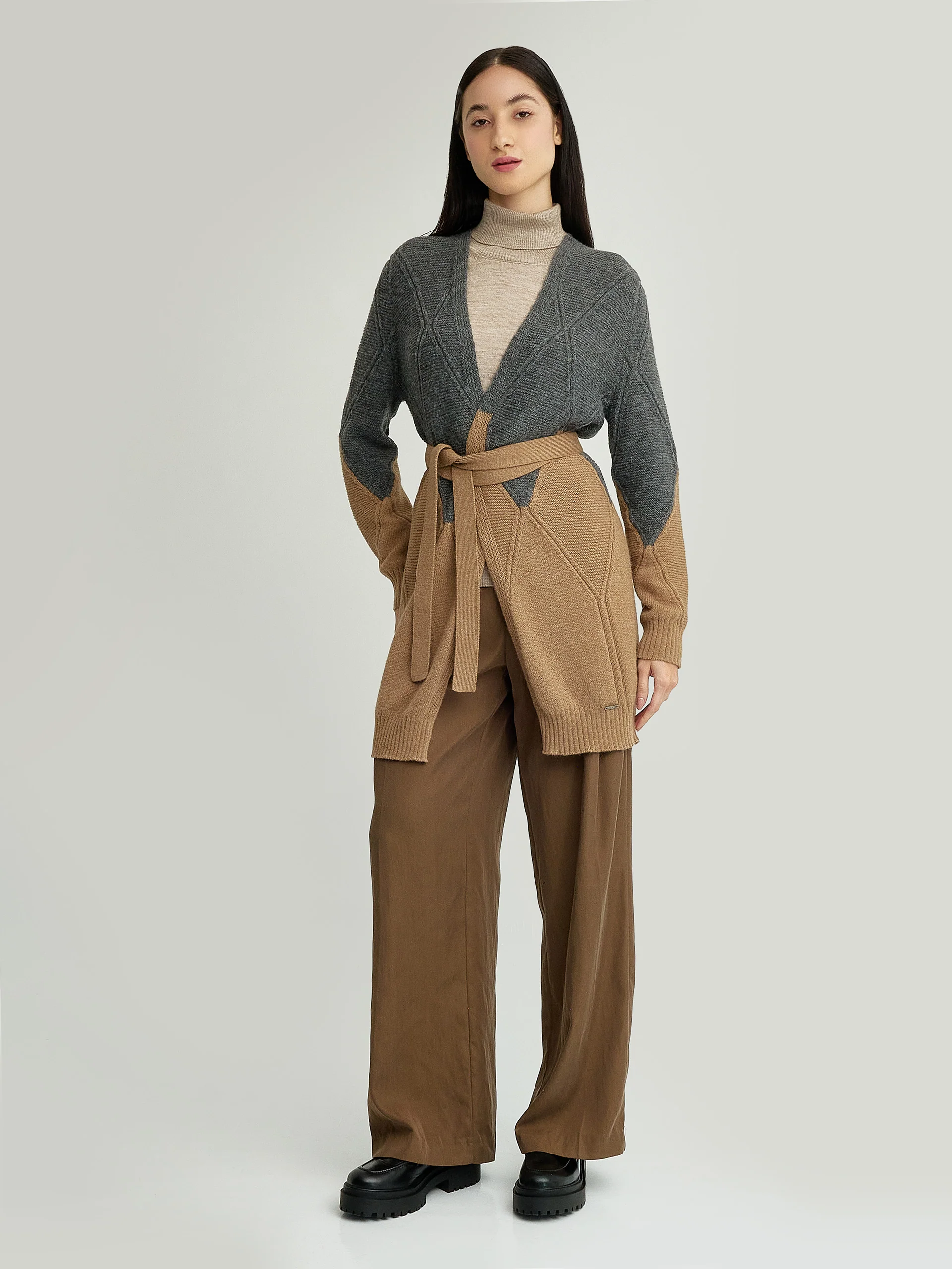 Cárdigan Yelissa De Baby Alpaca Color Camel - Image 4