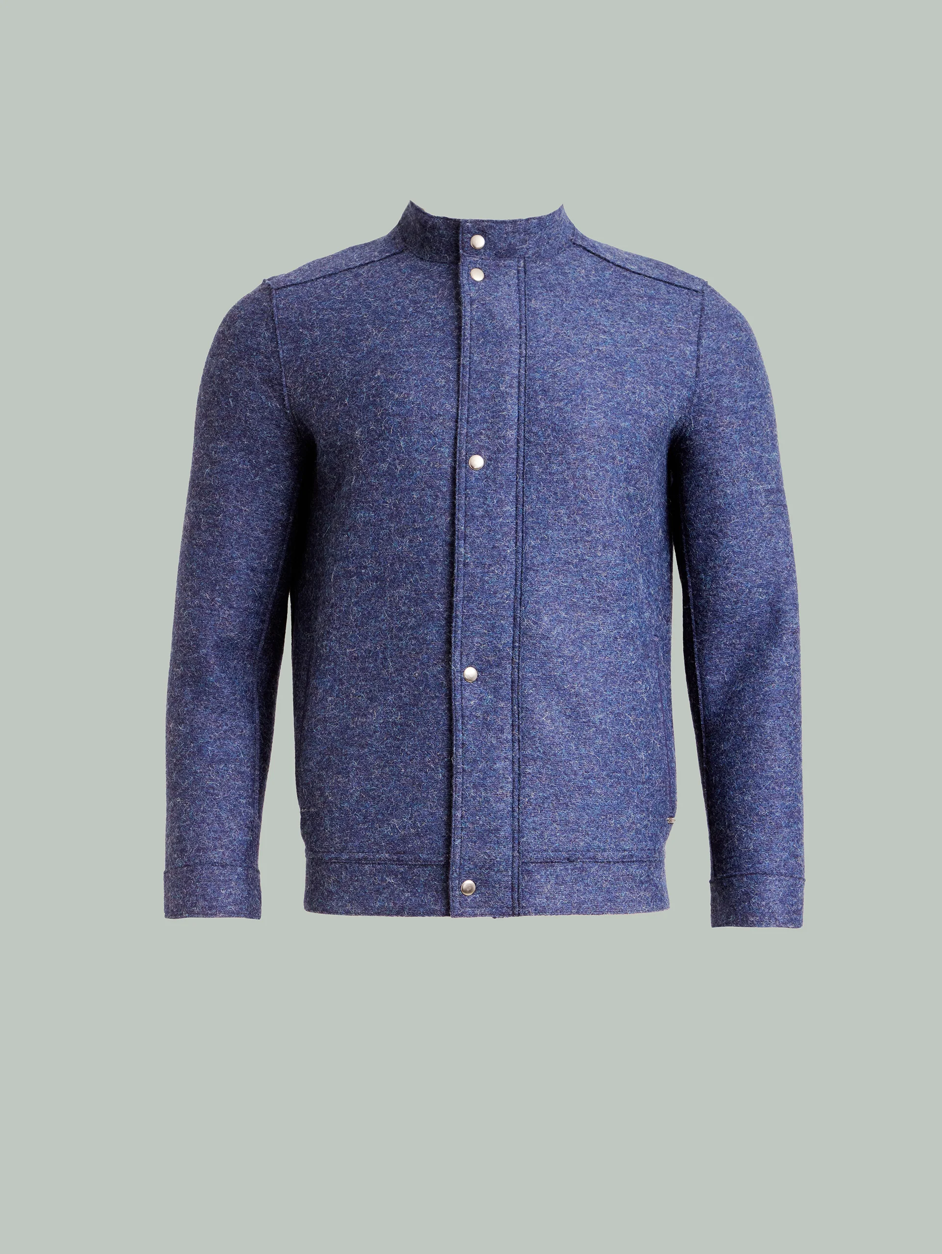 Casaca Ysmael De Alpaca Color Azul