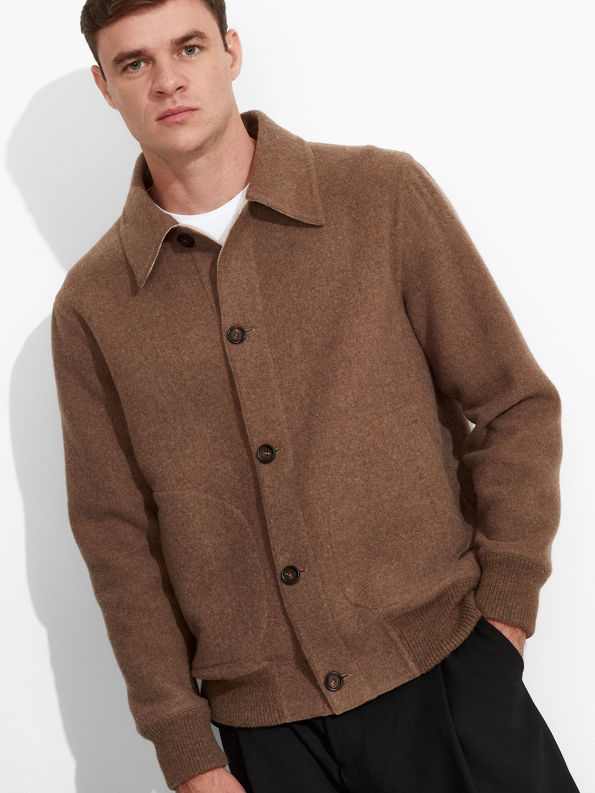 Casaca Zack De Baby Alpaca Color Beige - Image 11