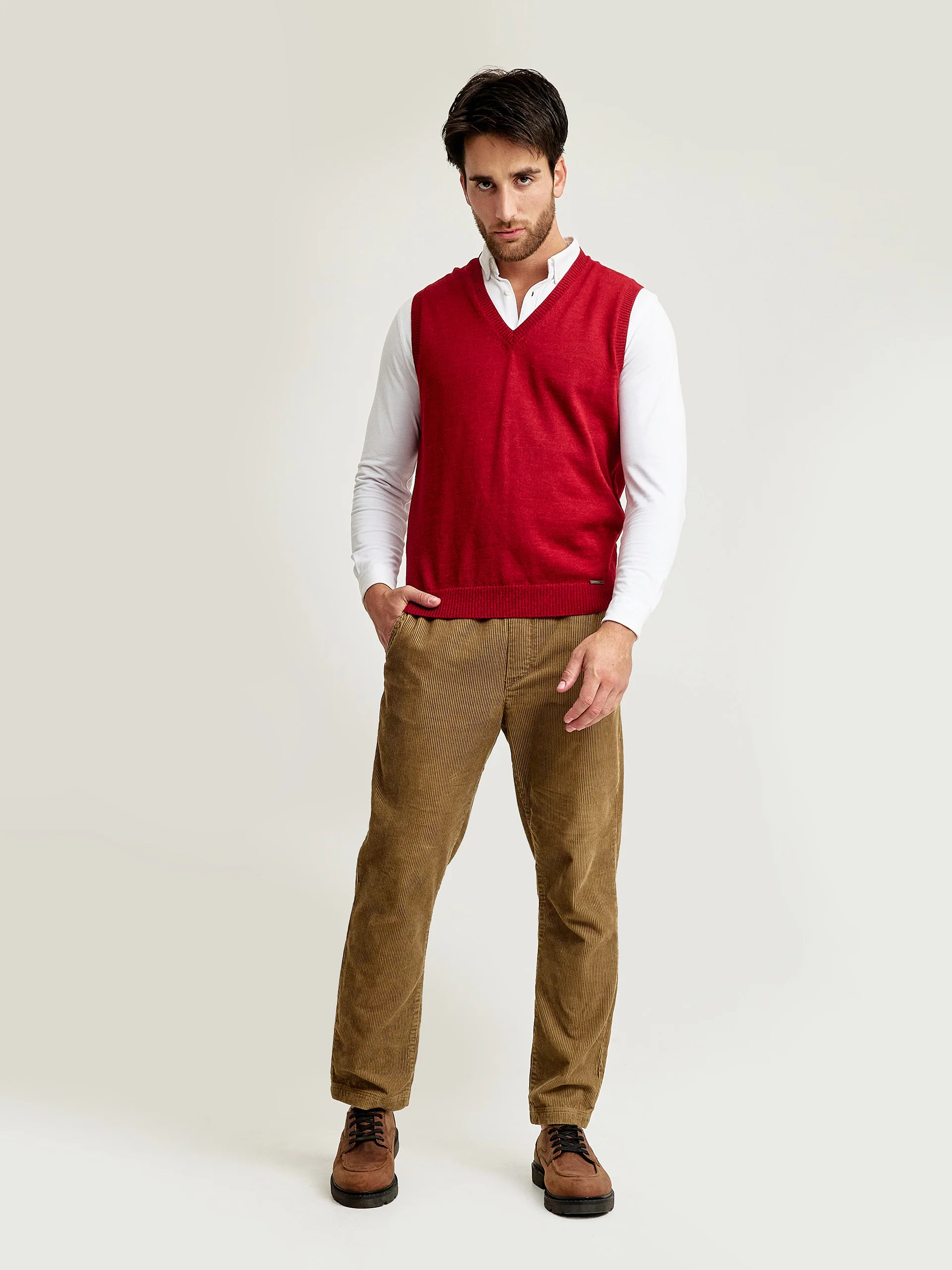 Chaleco Abel De Baby Alpaca Color Vermouth - Image 4