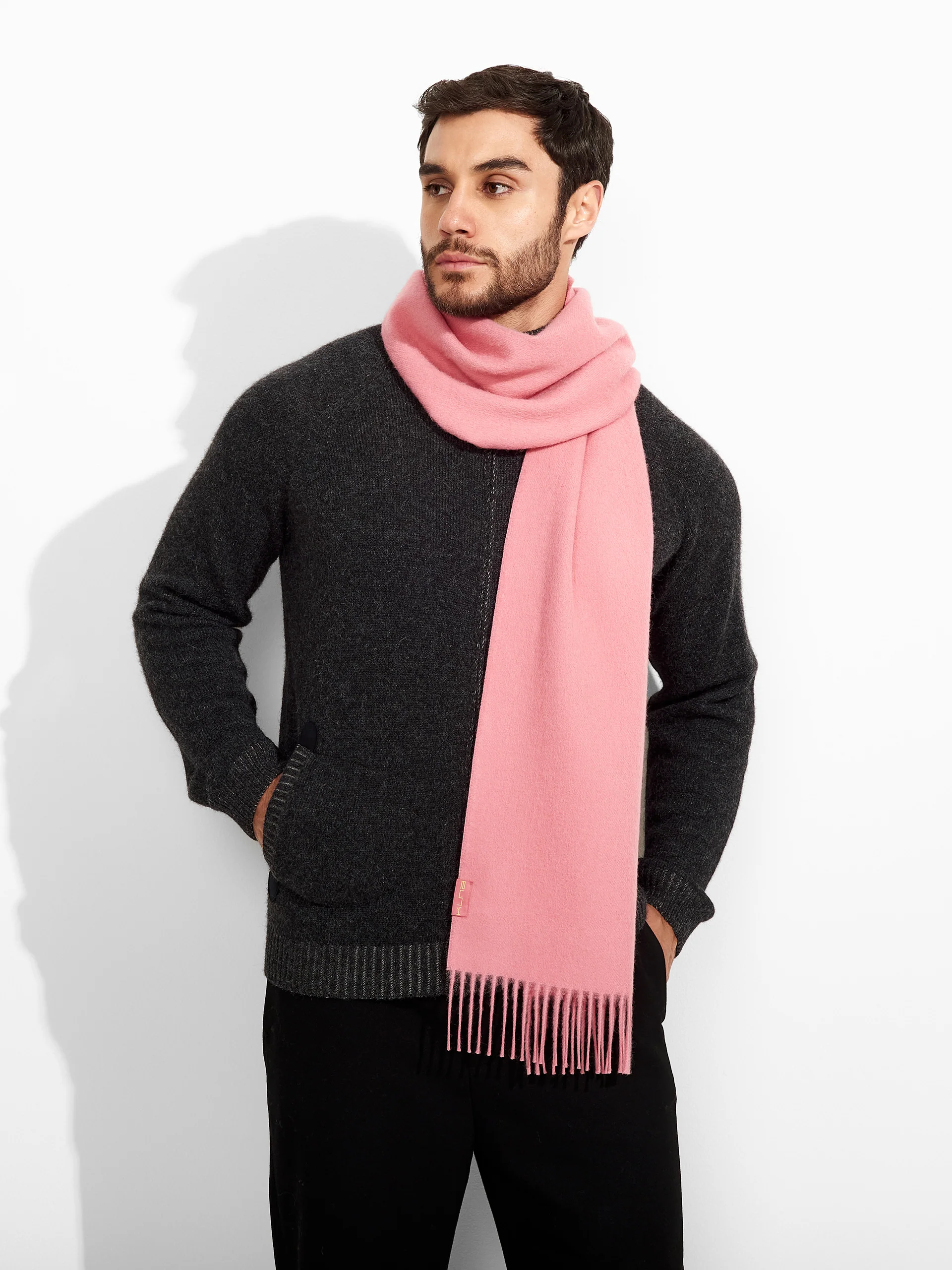 Chalina Adrian De Baby Alpaca Color Rosado - Image 4