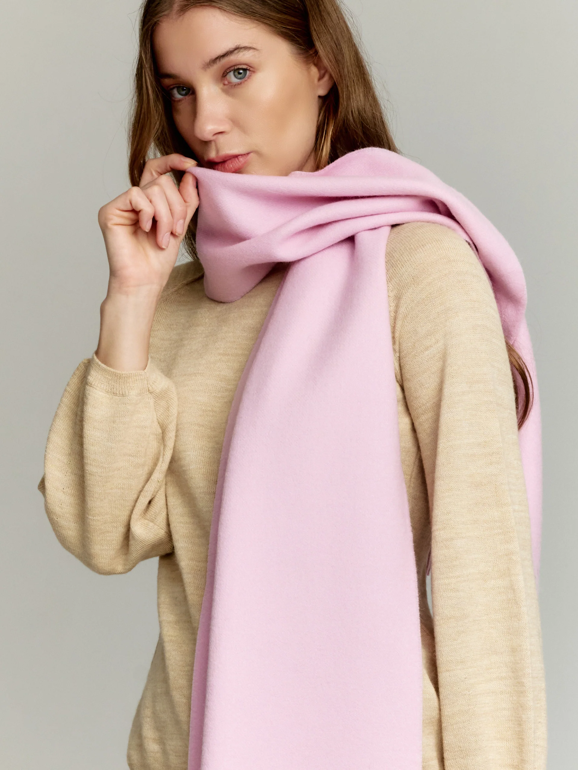 Chalina Adrian De Baby Alpaca Color Rosado - Image 3