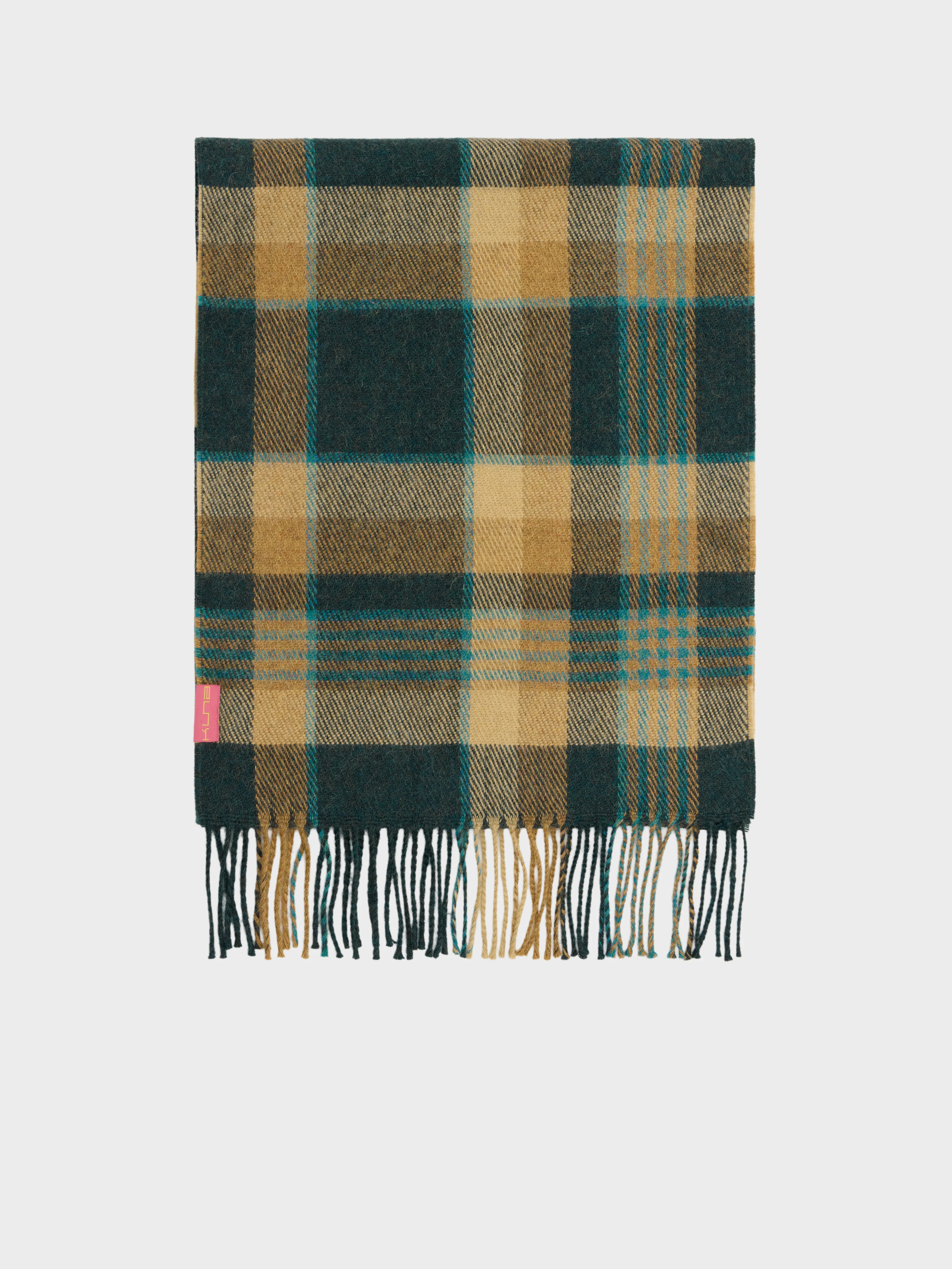 Chalina Check De Baby Alpaca Color Verde