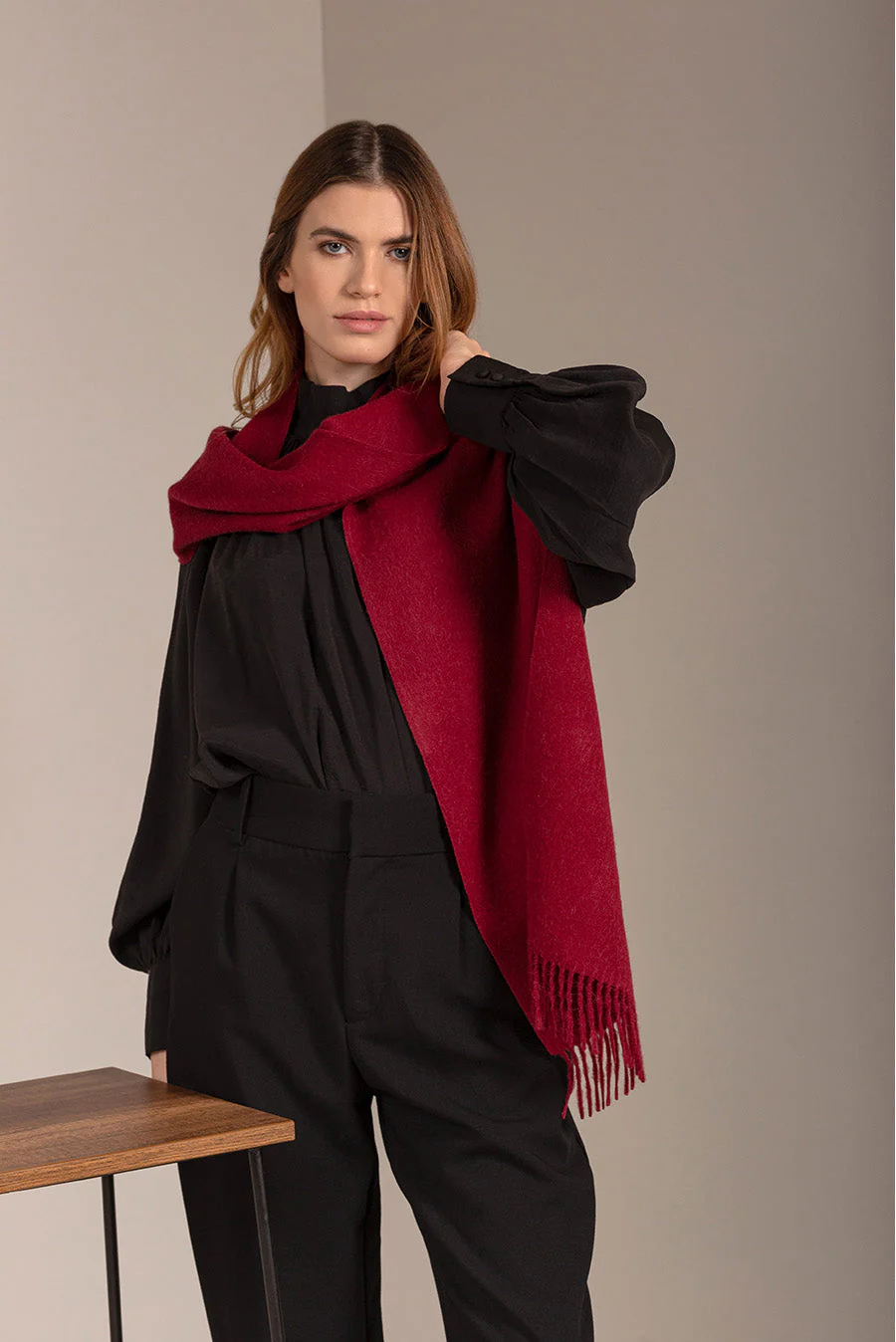 CHALINA JAMAS DE ROYAL ALPACA COLOR RUSSET