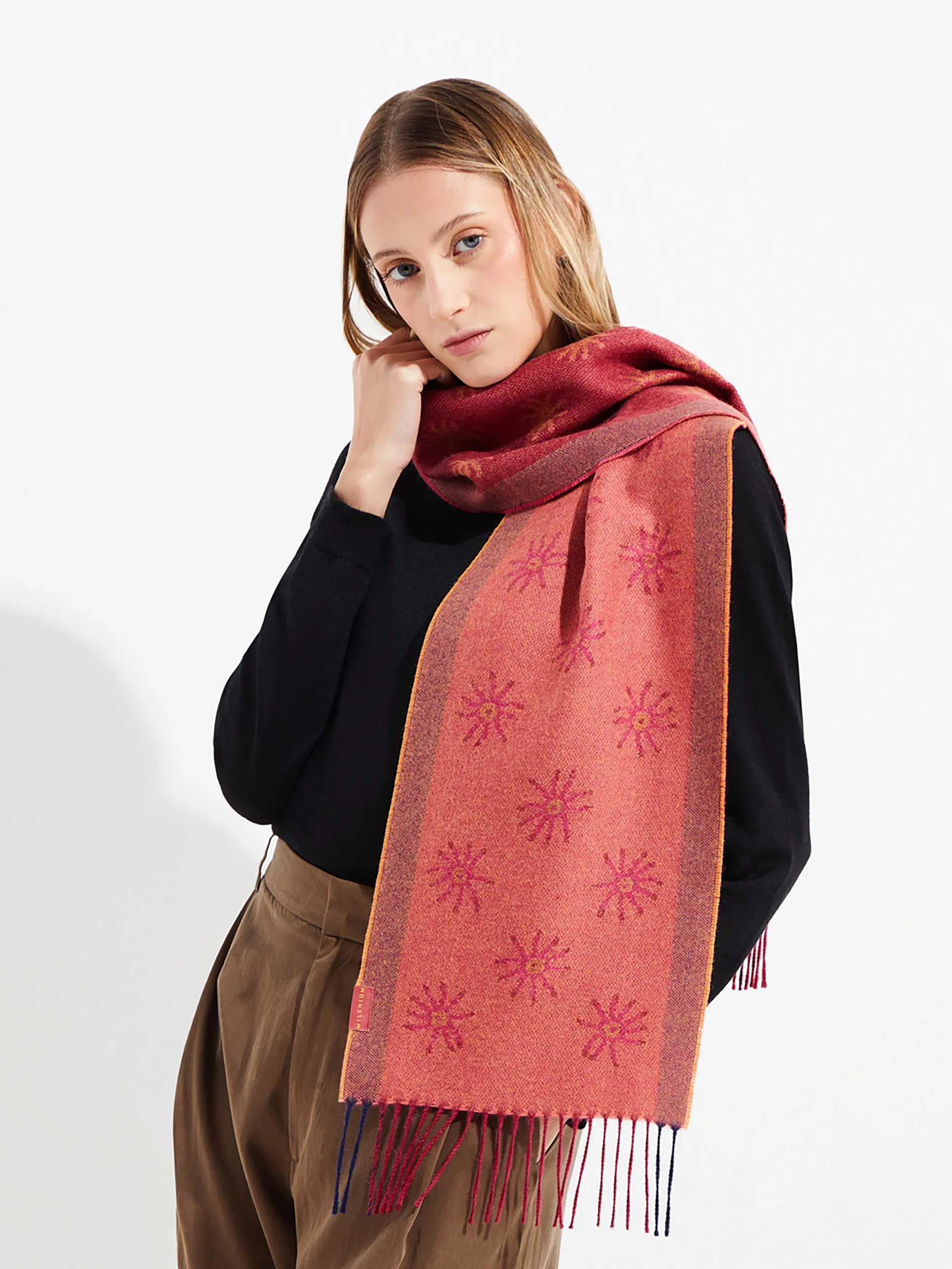 Chalina Nazca - 18 De Baby Alpaca Color Rojo