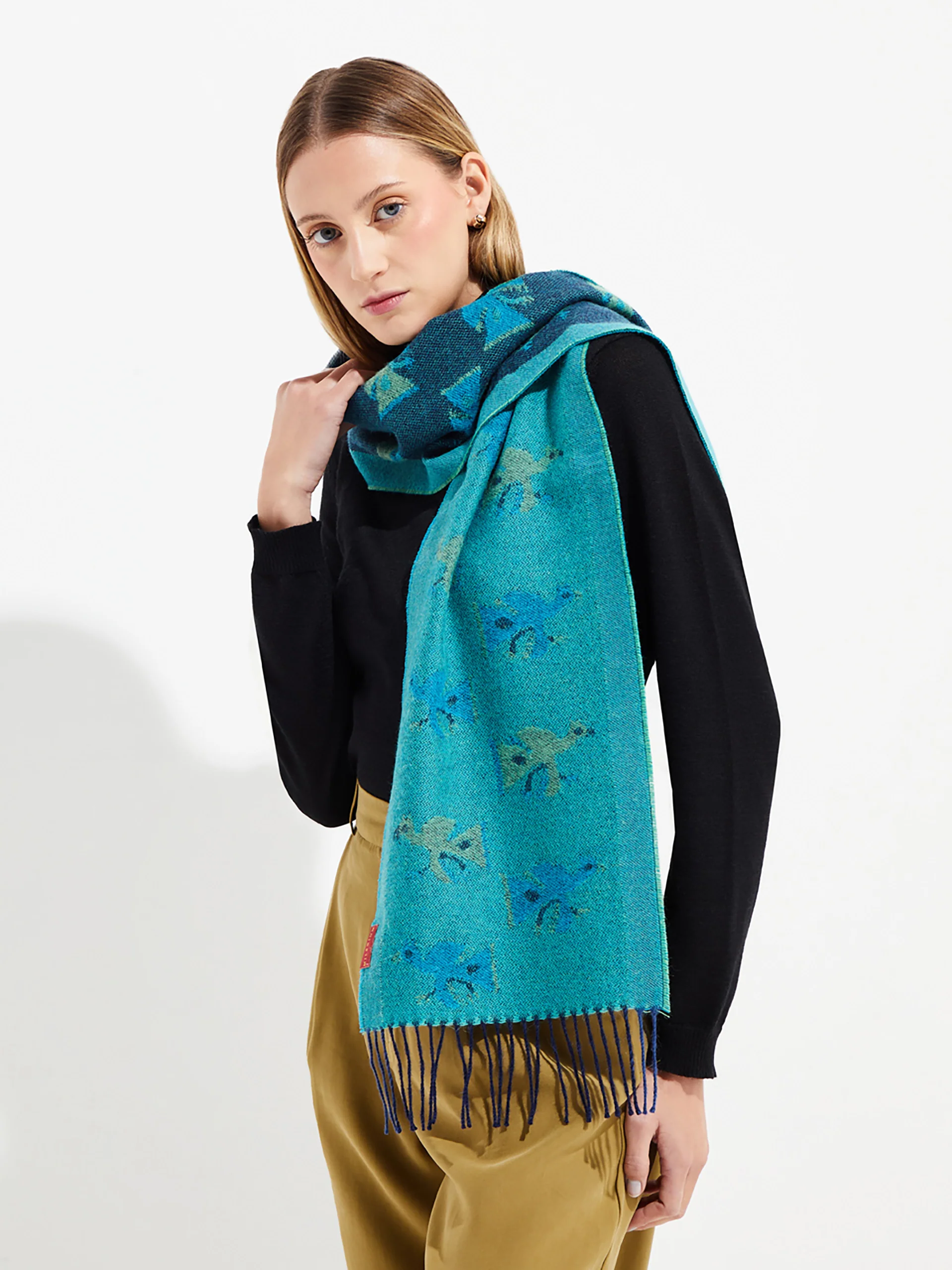 Chalina Nazca - 19 De Baby Alpaca Color Azul
