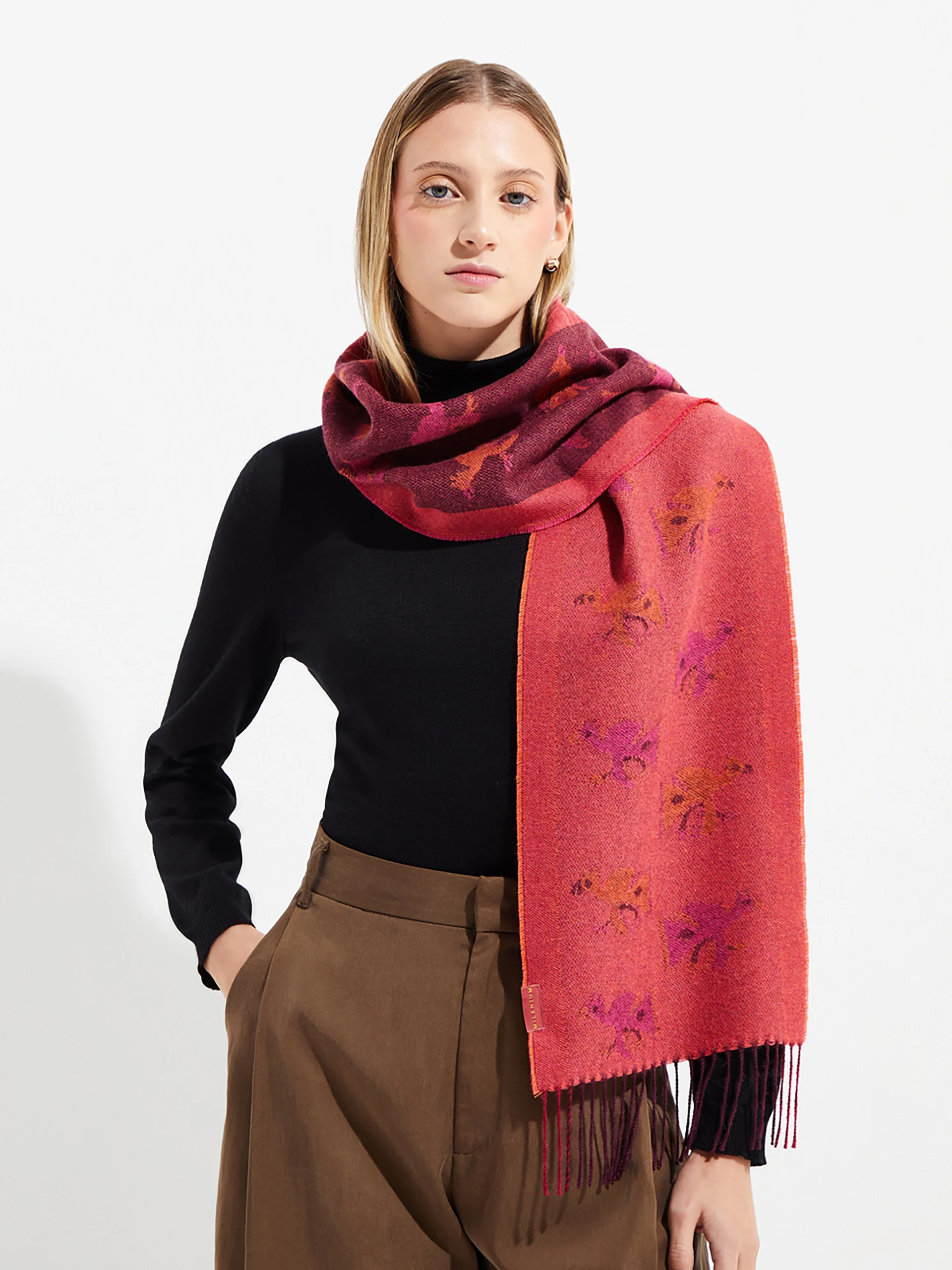 Chalina Nazca - 19 De Baby Alpaca Color Rojo