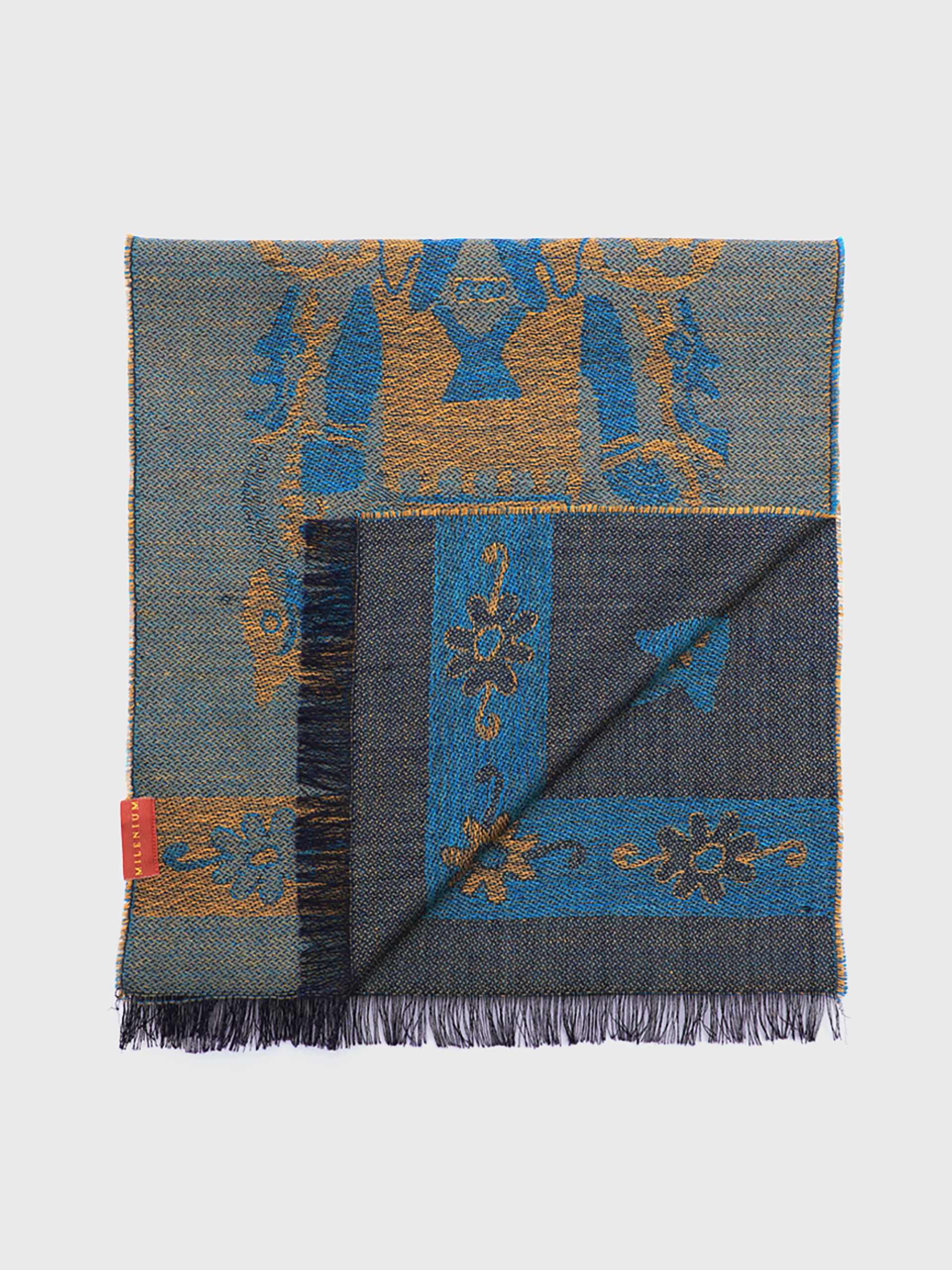 Chalina Nazca - 38 De Baby Alpaca Color Azul - Image 2