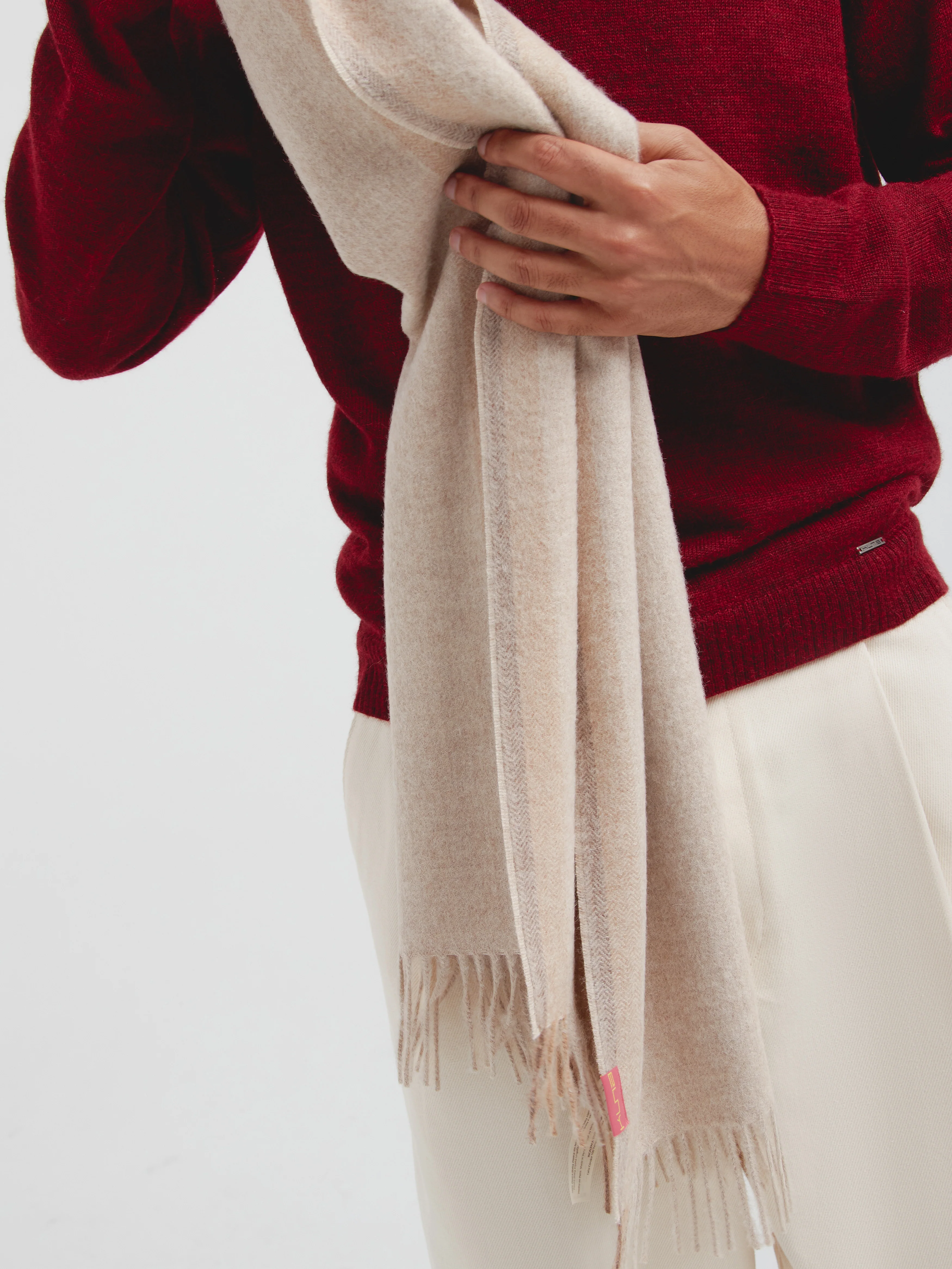 Chalina Ravenna De Baby Alpaca Color Beige - Image 5