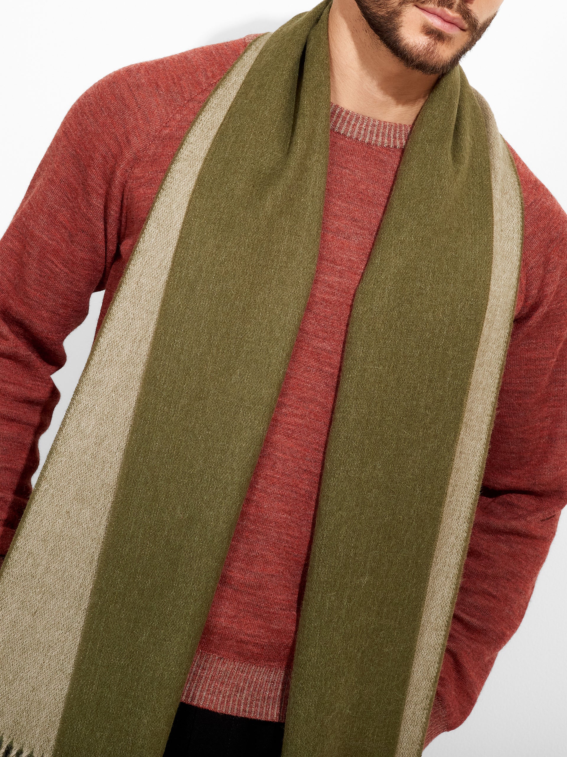 Chalina Tundra De Baby Alpaca Color Verde - Image 5