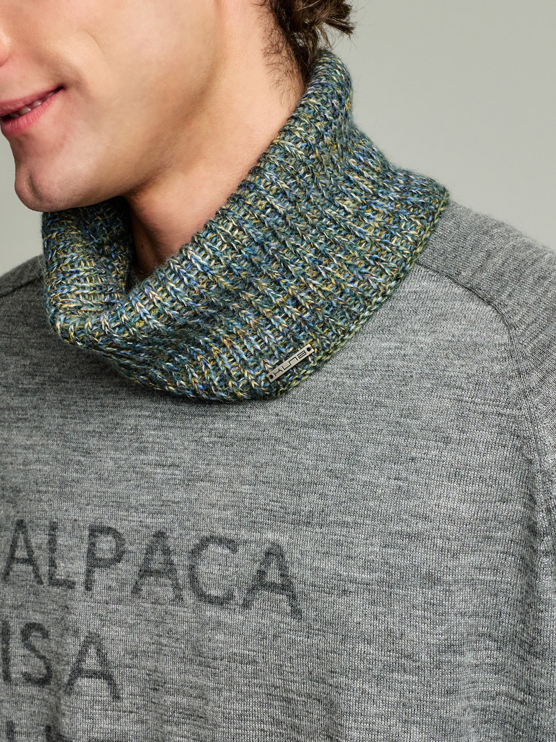 Chalina Ubicate Neck De Baby Alpaca Color Turquesa - Image 5