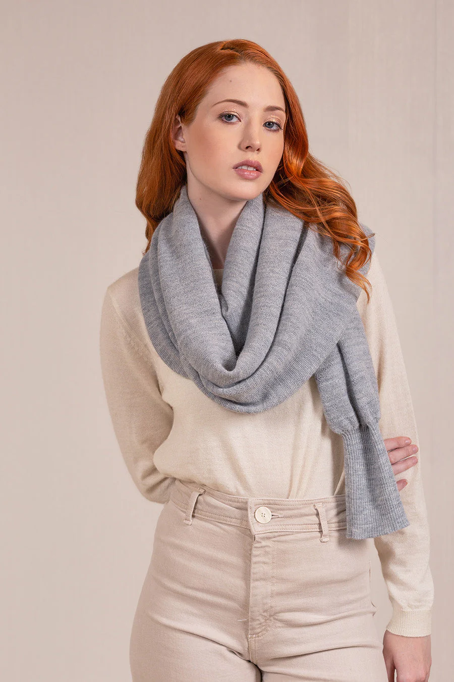 Chalina Varsity De Baby Alpaca Color Pietra - Image 2