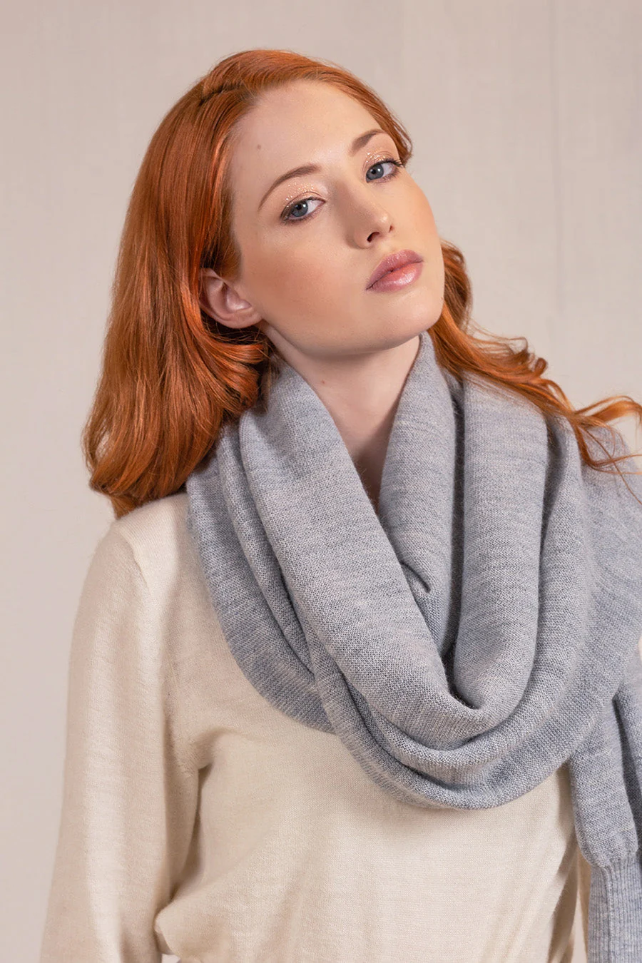 Chalina Varsity De Baby Alpaca Color Pietra - Image 3