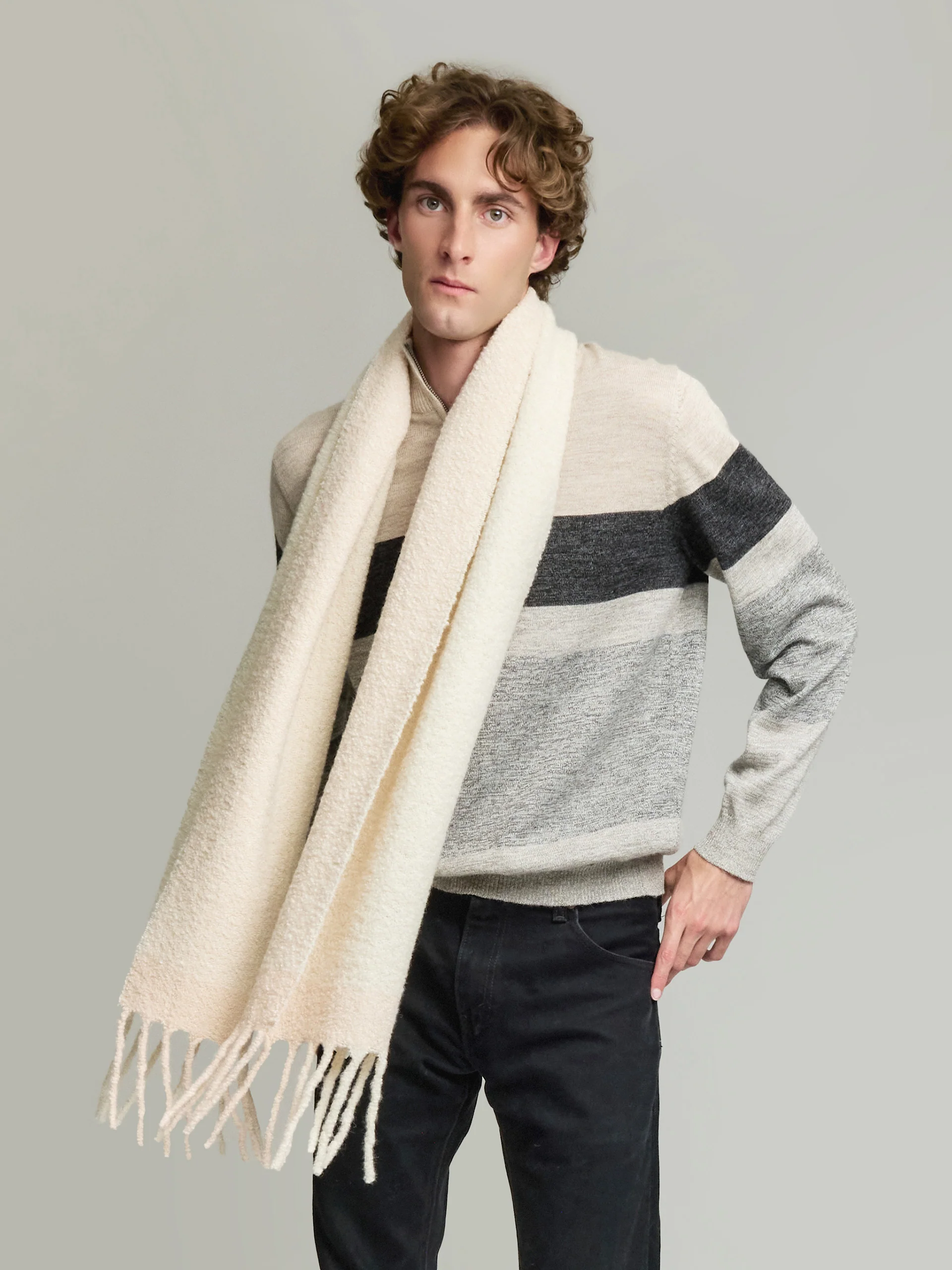Chalina Yanapi De Baby Alpaca Color Beige - Image 4