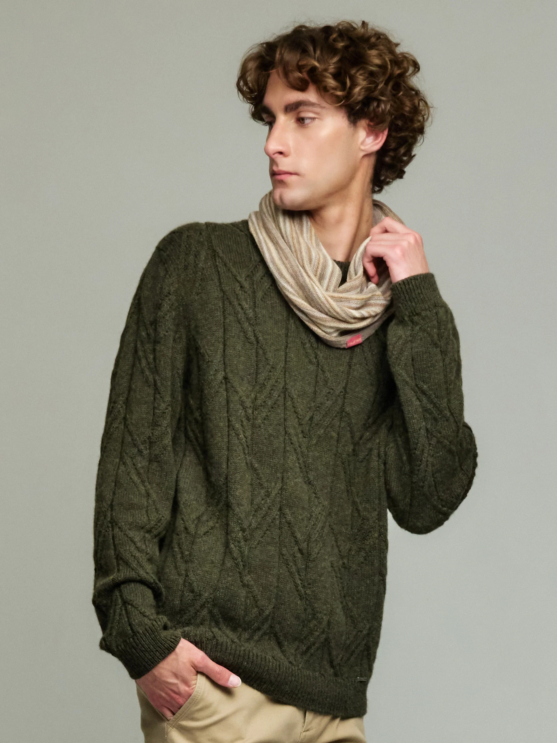 Chalina Yanis De Baby Alpaca Color Beige - Image 4