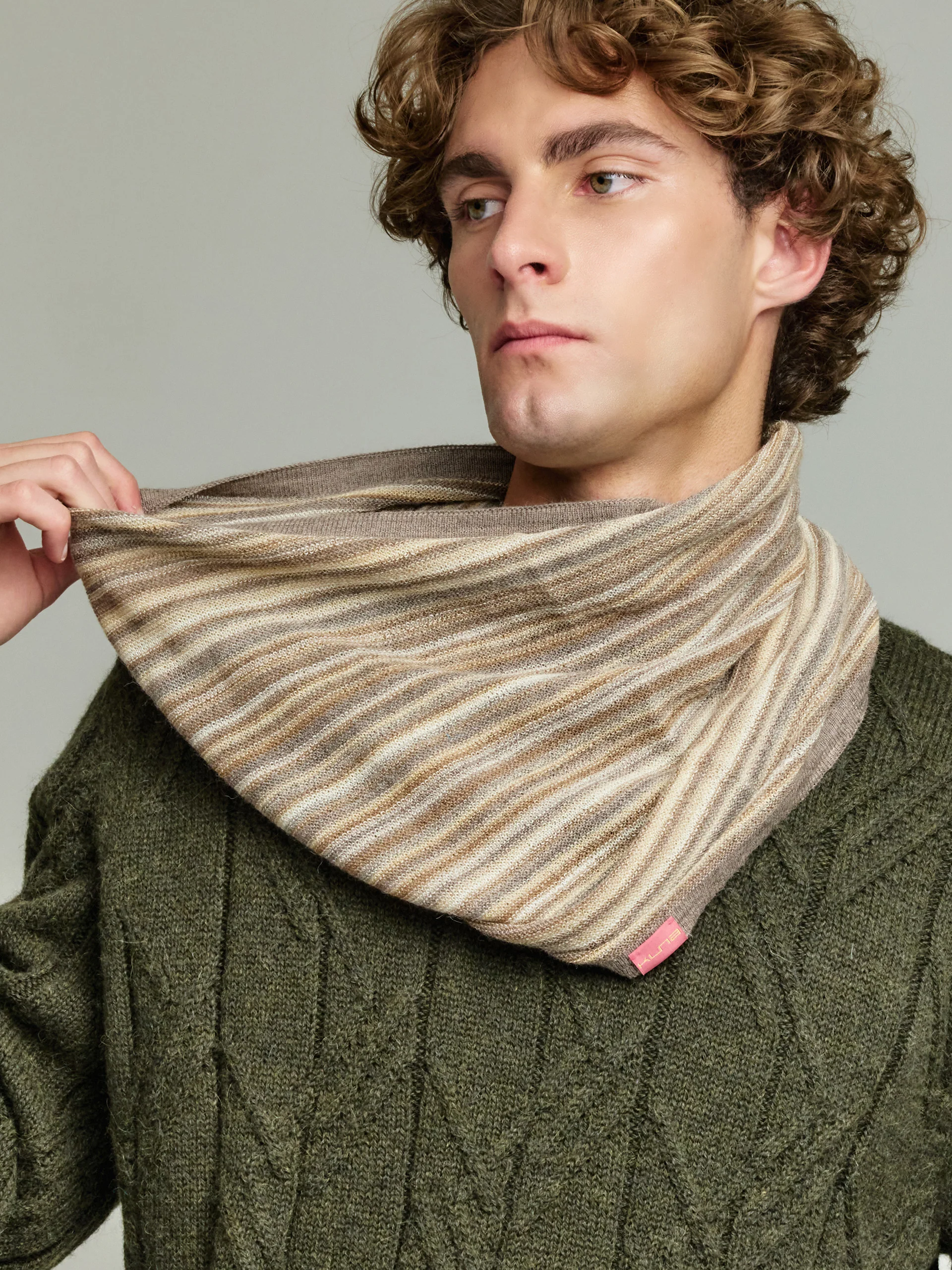 Chalina Yanis De Baby Alpaca Color Beige - Image 5
