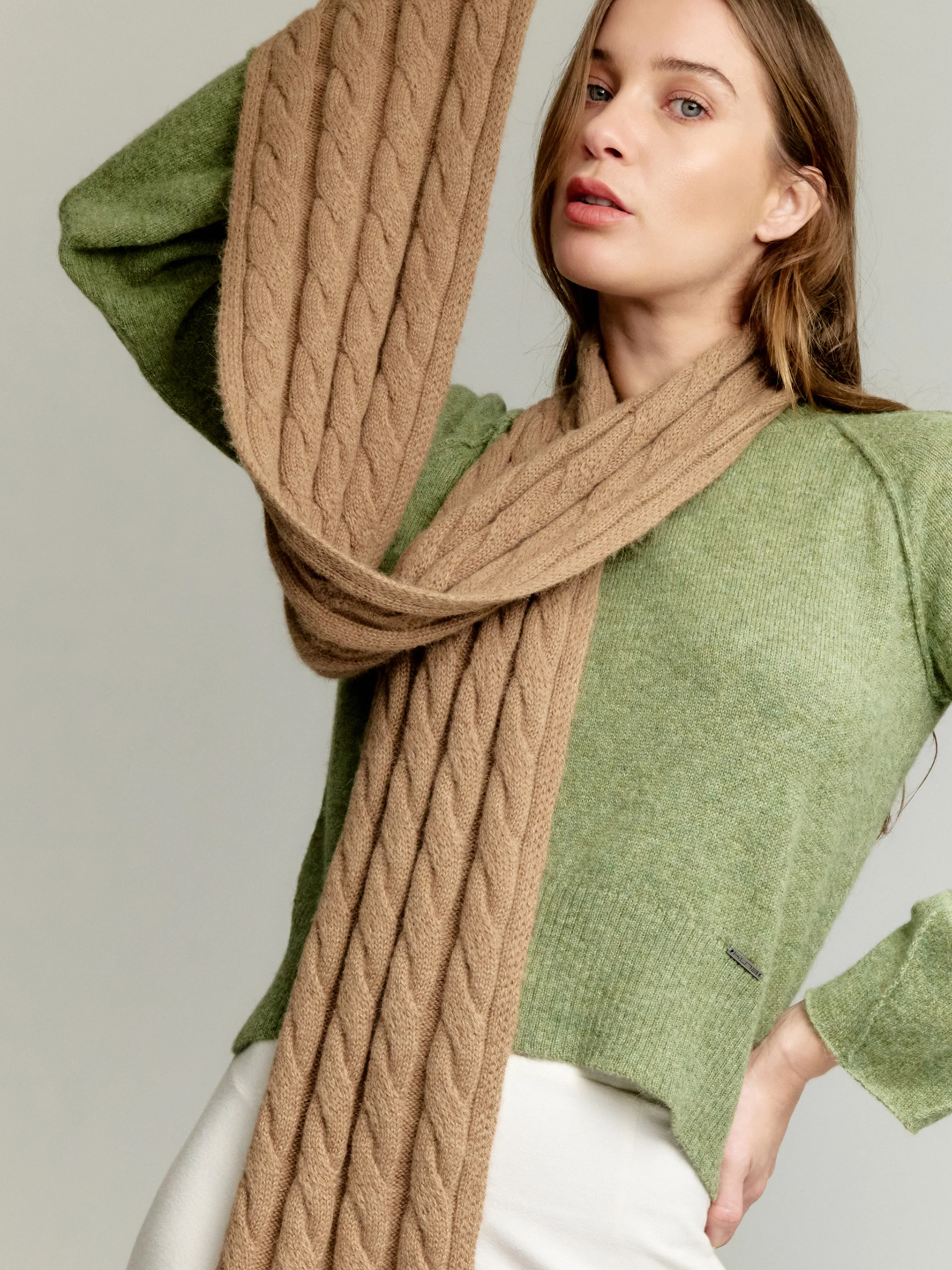Chalina Yarela De Baby Alpaca Color Camel - Image 3