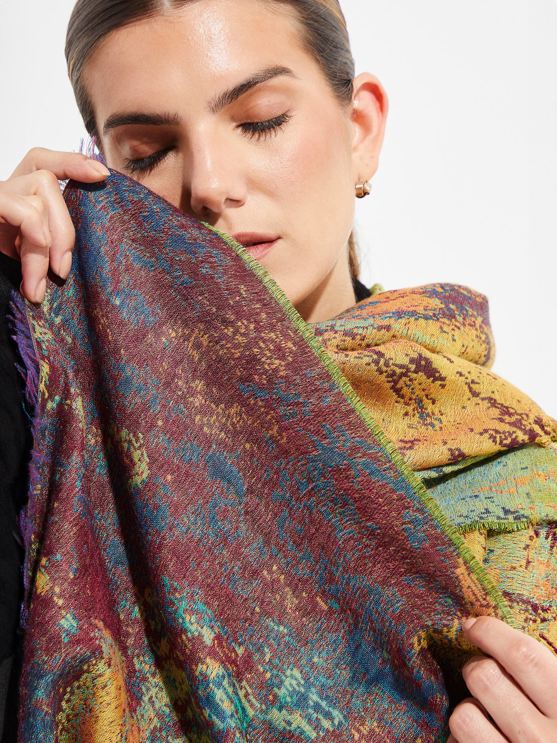 Estola Caño Cristales De Royal Alpaca & Seda Color Multicolor - Image 3