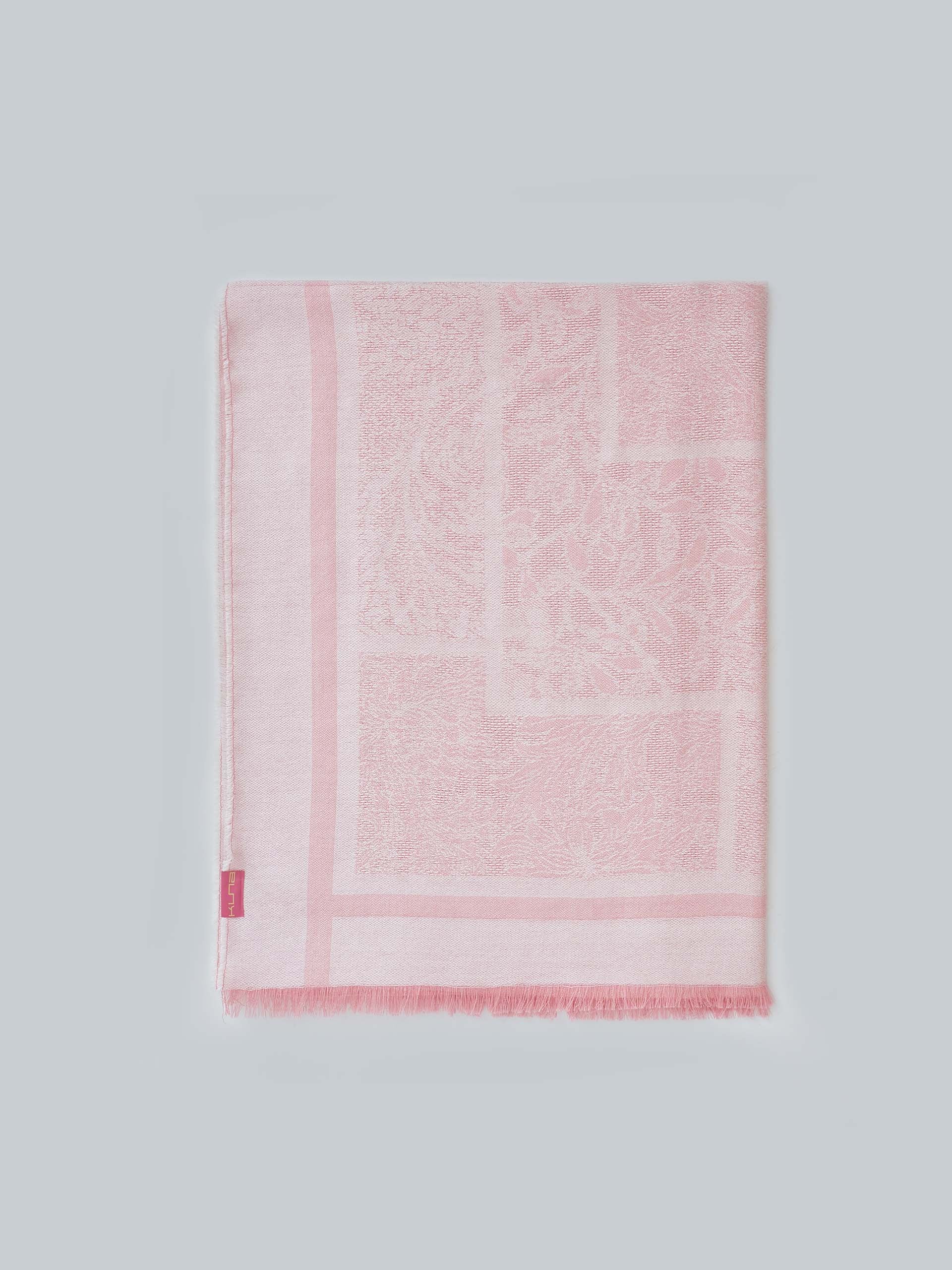 Estola Water De Baby Alpaca & Seda Color Rosado - Image 2
