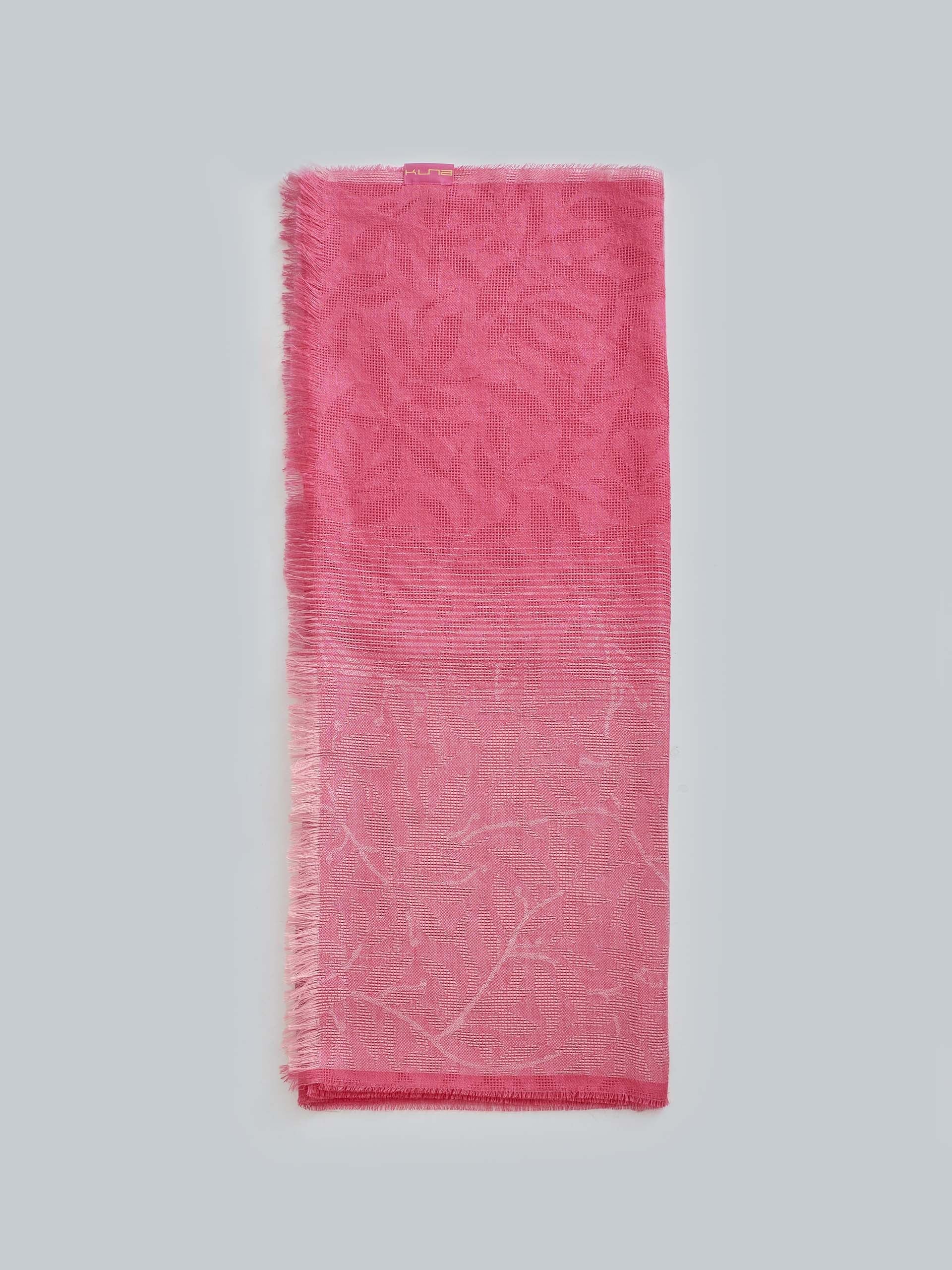 Estola Winslow De Baby Alpaca & Seda Color Fucsia - Image 2