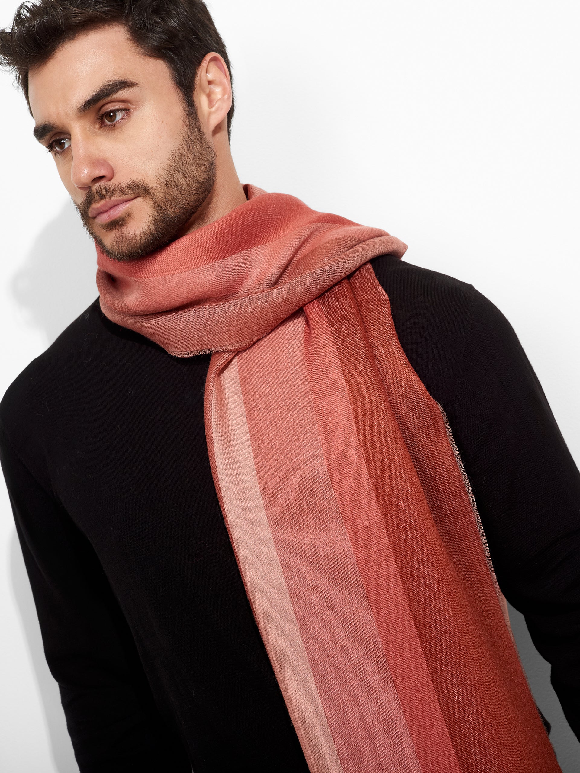 Estola Zarry De Baby Alpaca Color Rojo - Image 5