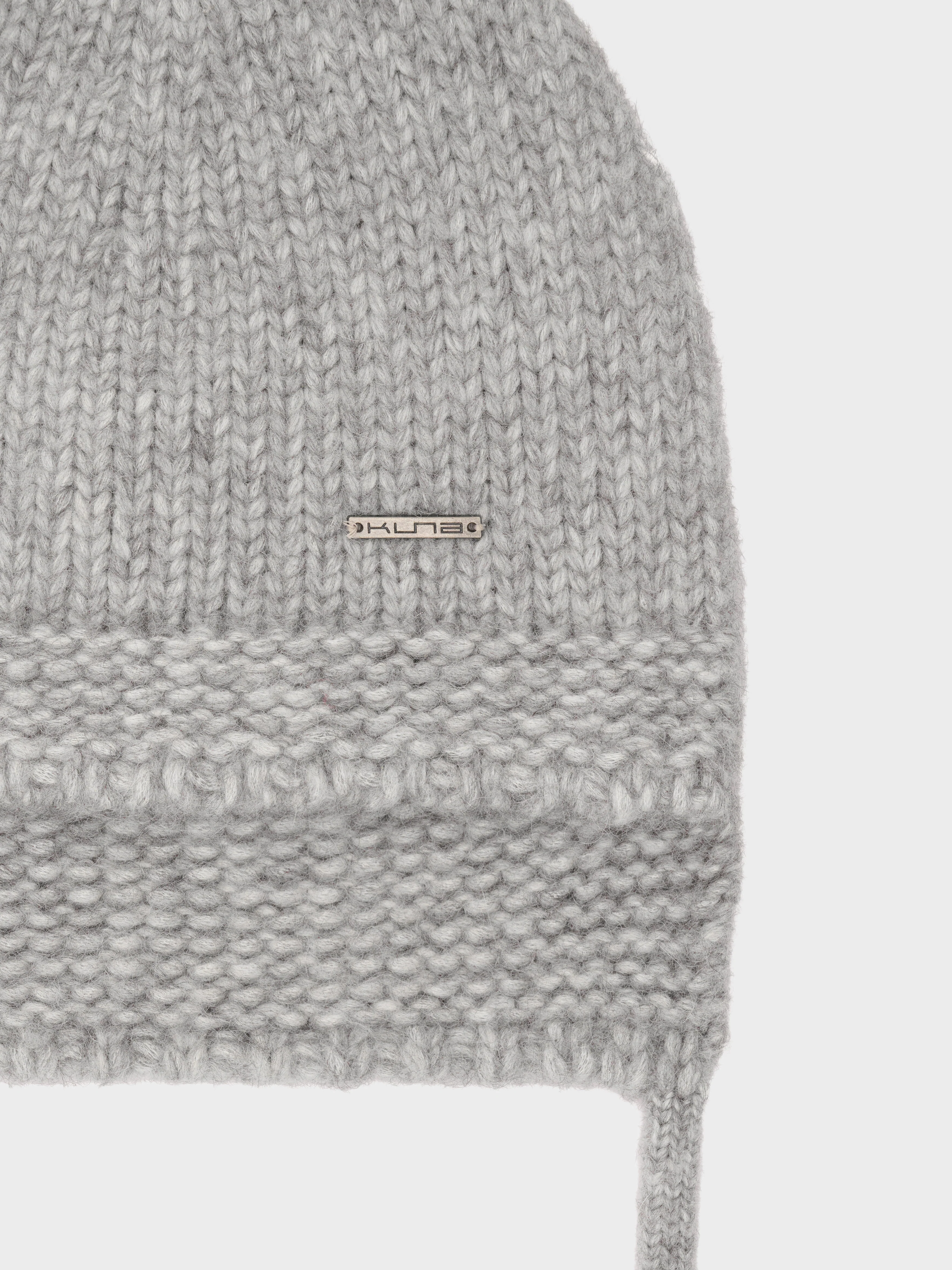 Gorro Chic De Baby Alpaca Color Gris - Image 6