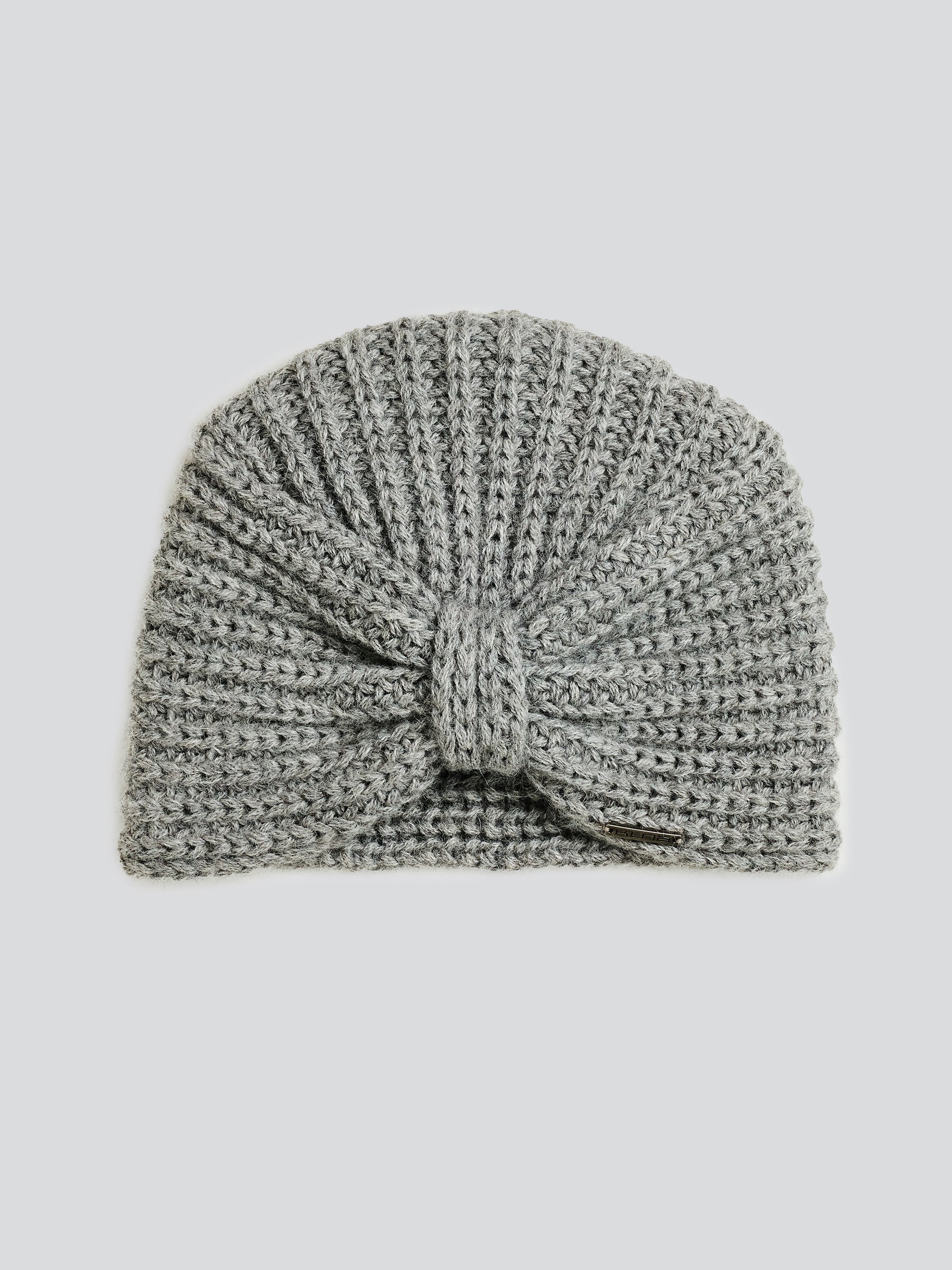 Gorro Vulcano De Baby Alpaca Color Gris - Image 2