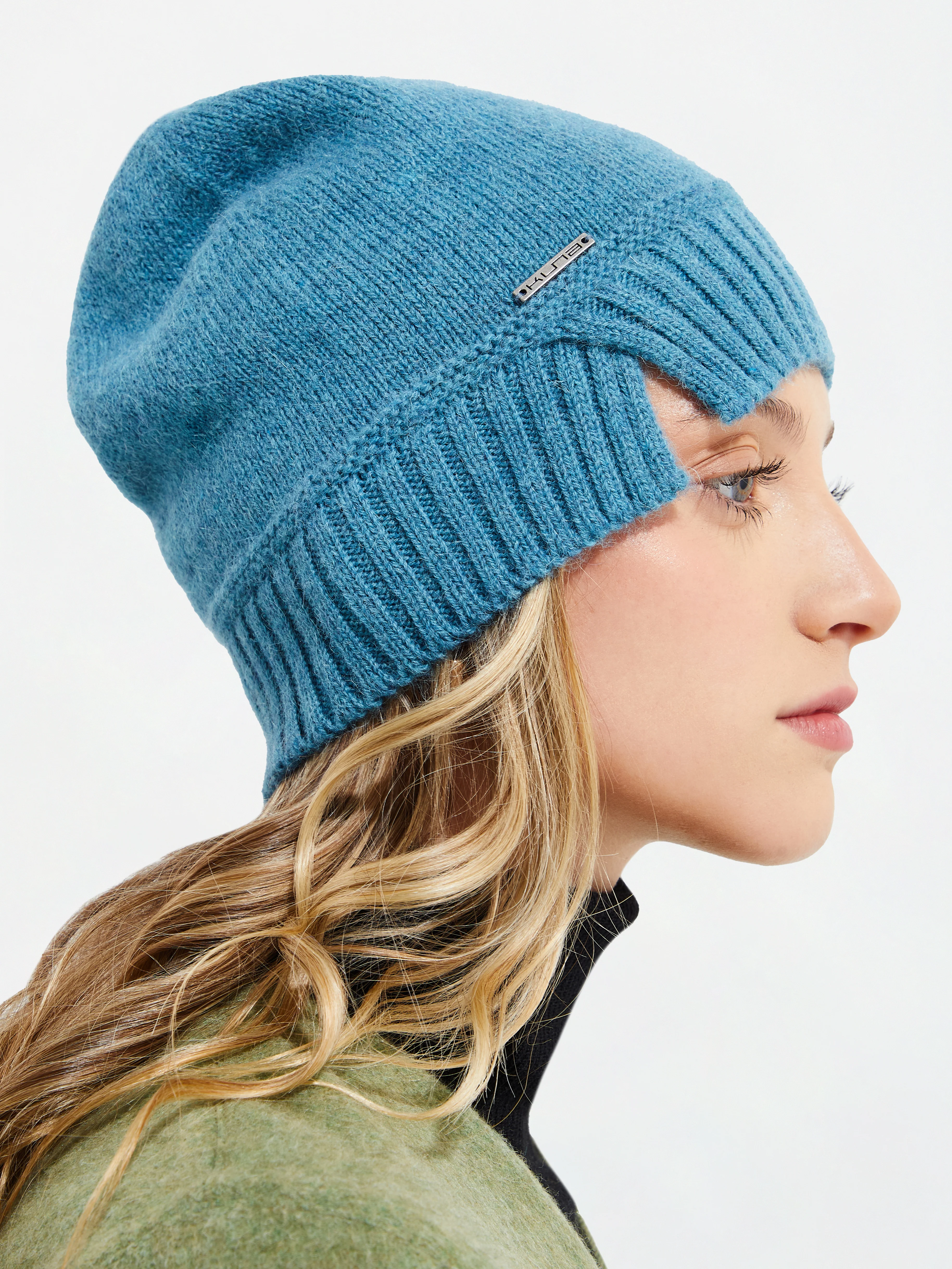 Gorro Yrma De Baby Alpaca Color Turquesa - Image 4