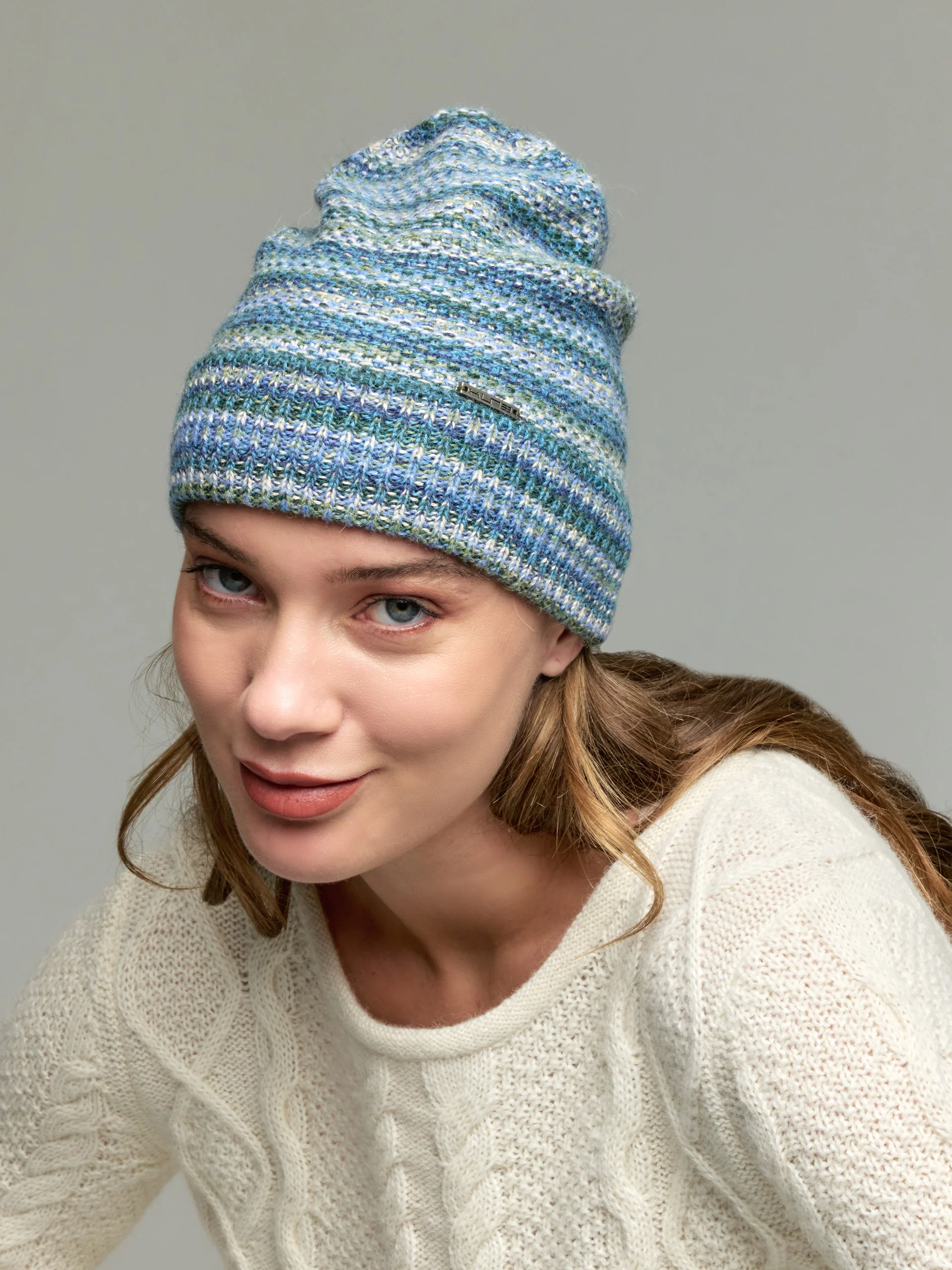 Gorro Yudith De Baby Alpaca Color Verde - Image 3