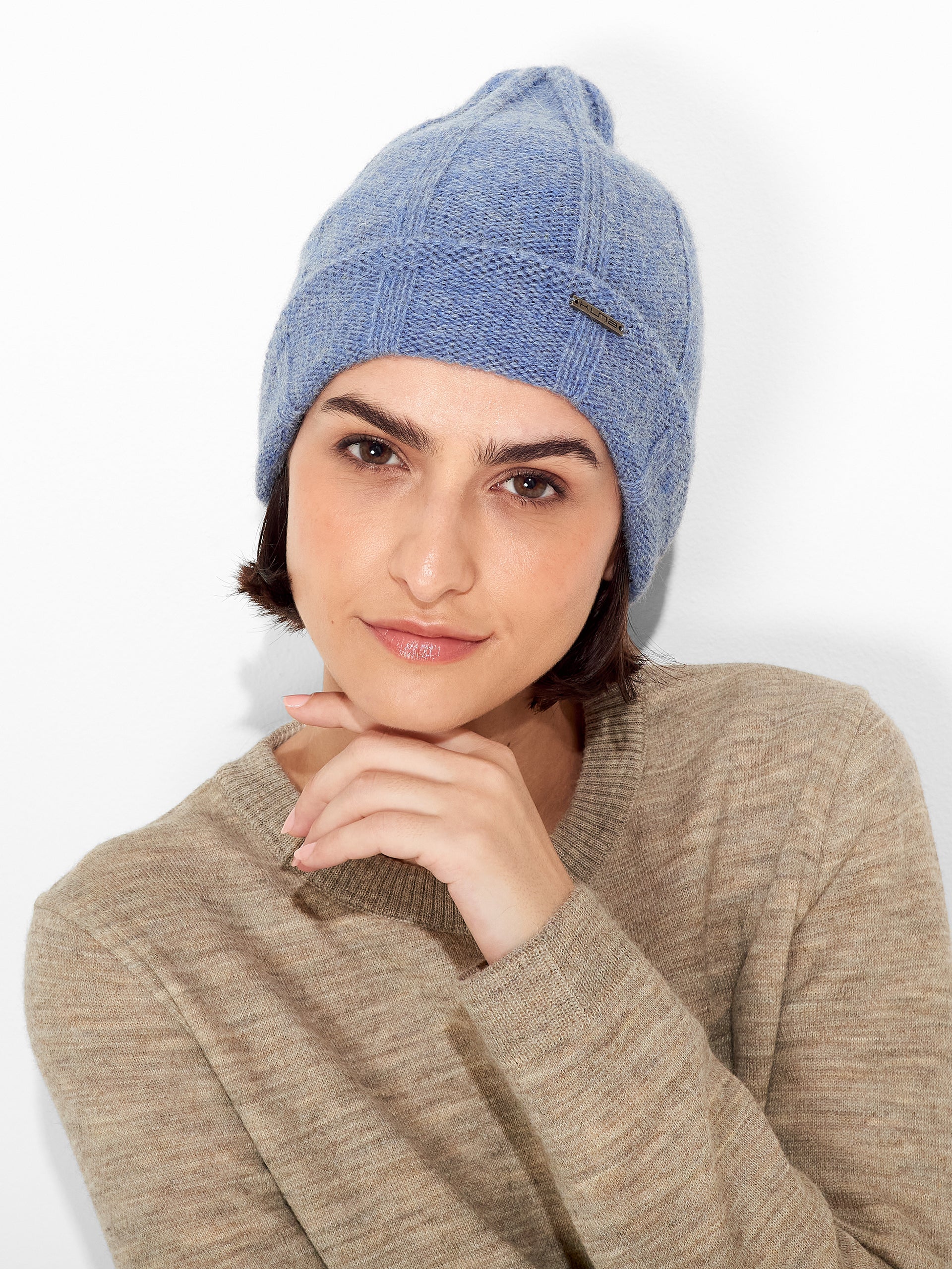 Gorro Zephir De Baby Alpaca Color Celeste - Image 3