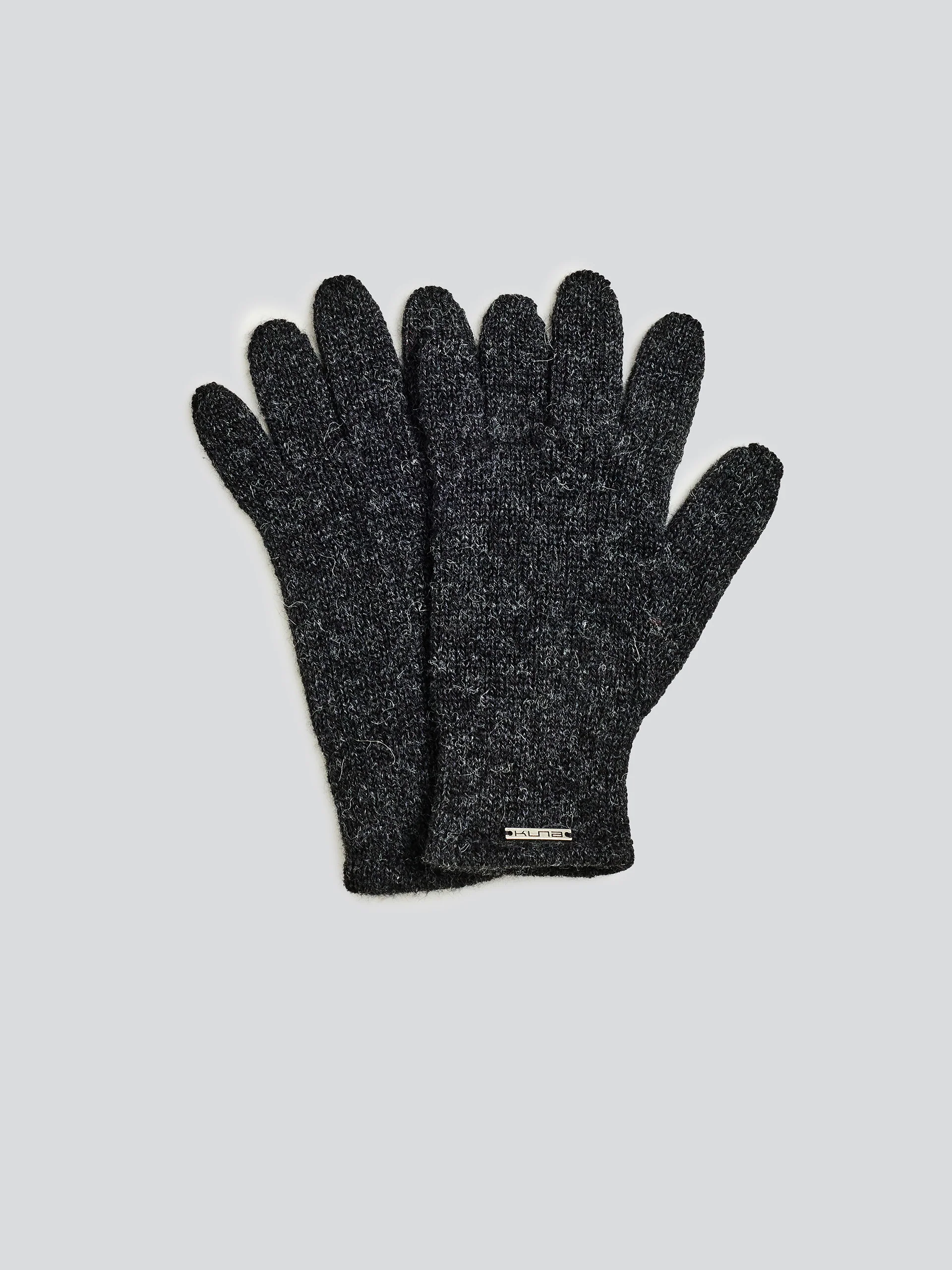 Guantes Paolo De Baby Alpaca Color Gris - Image 2