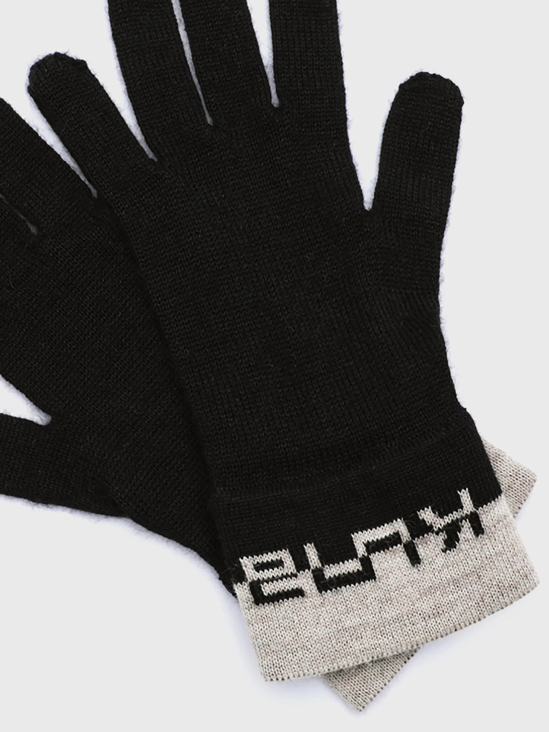 Guantes Yari De Baby Alpaca Color Negro - Image 4