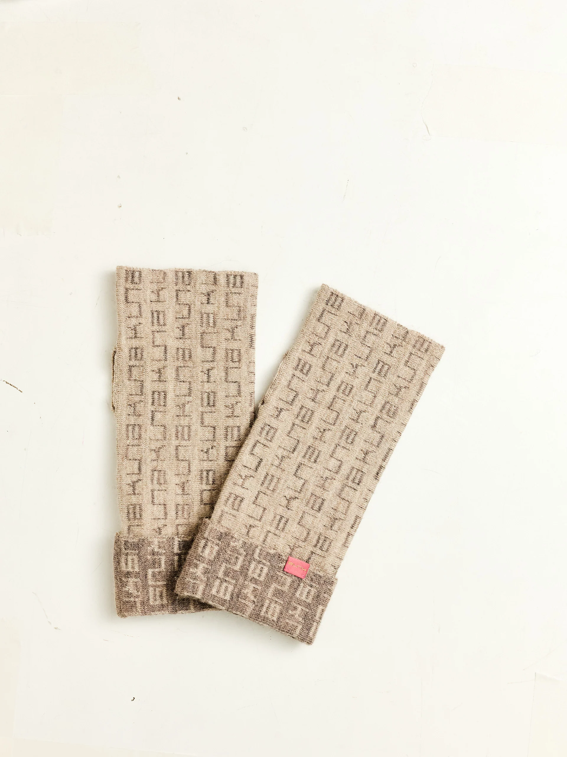 Guantes Yarita De Baby Alpaca Color Beige - Image 2