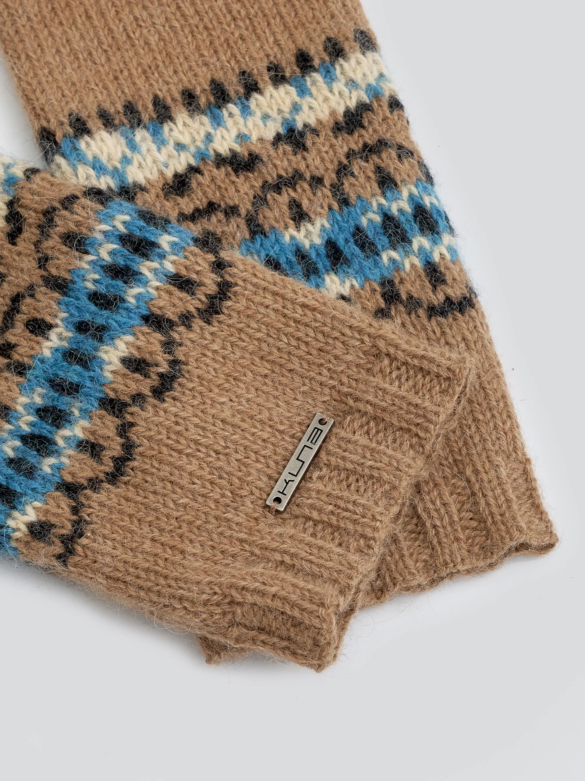 Guantes Yoke Gloves De Baby Alpaca Color Camel - Image 6