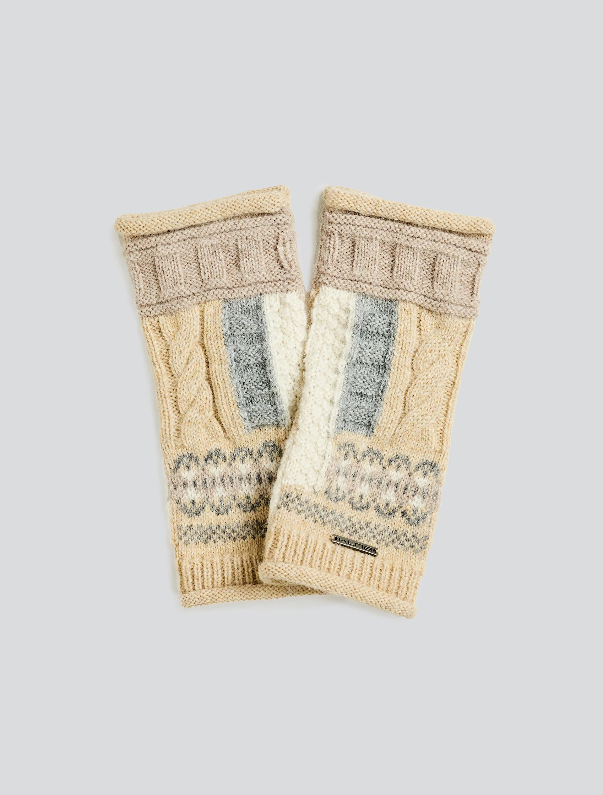Guantes Yourself De Baby Alpaca Color Beige