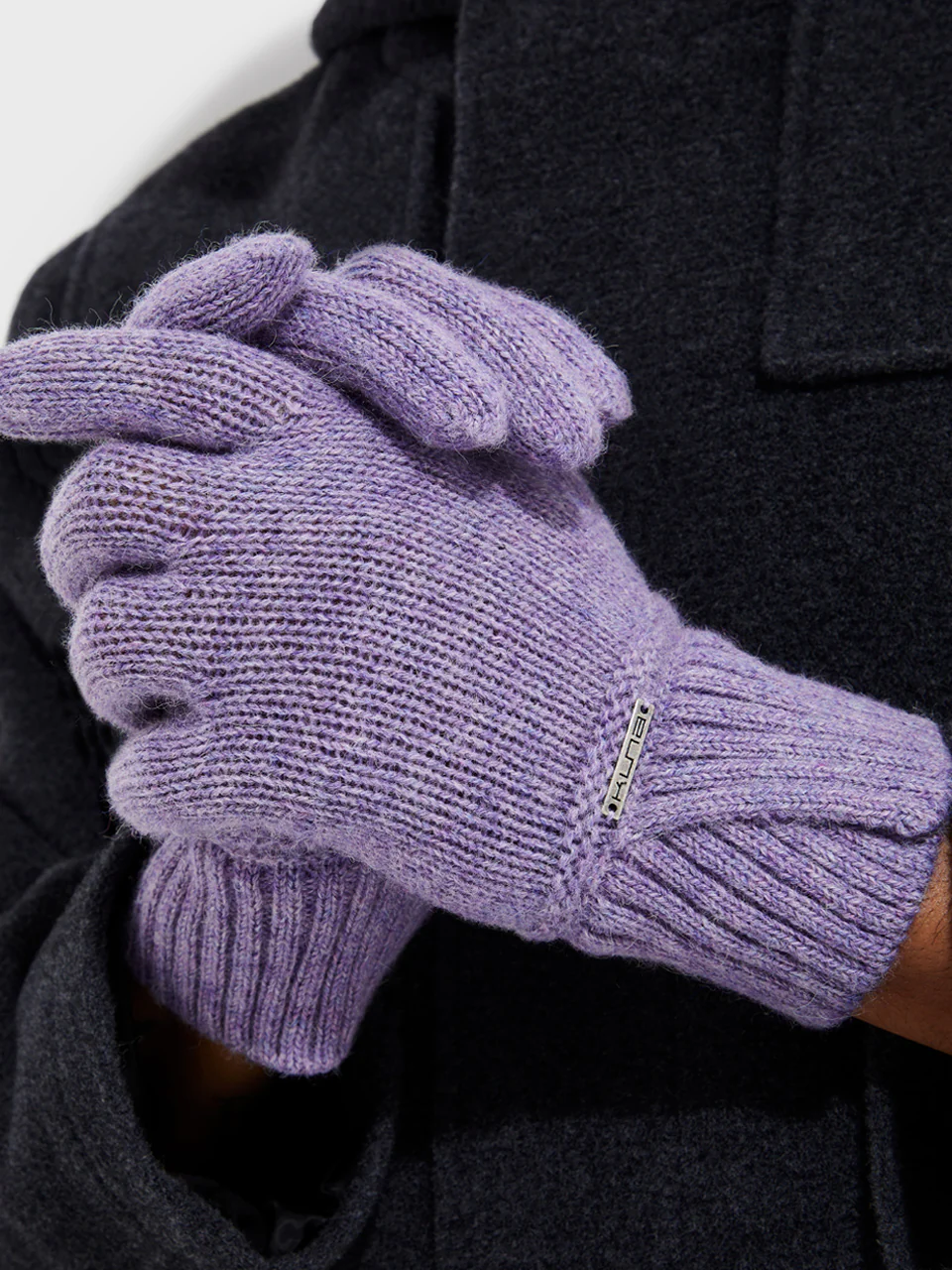 Guantes Yrma De Baby Alpaca Color Morado - Image 5