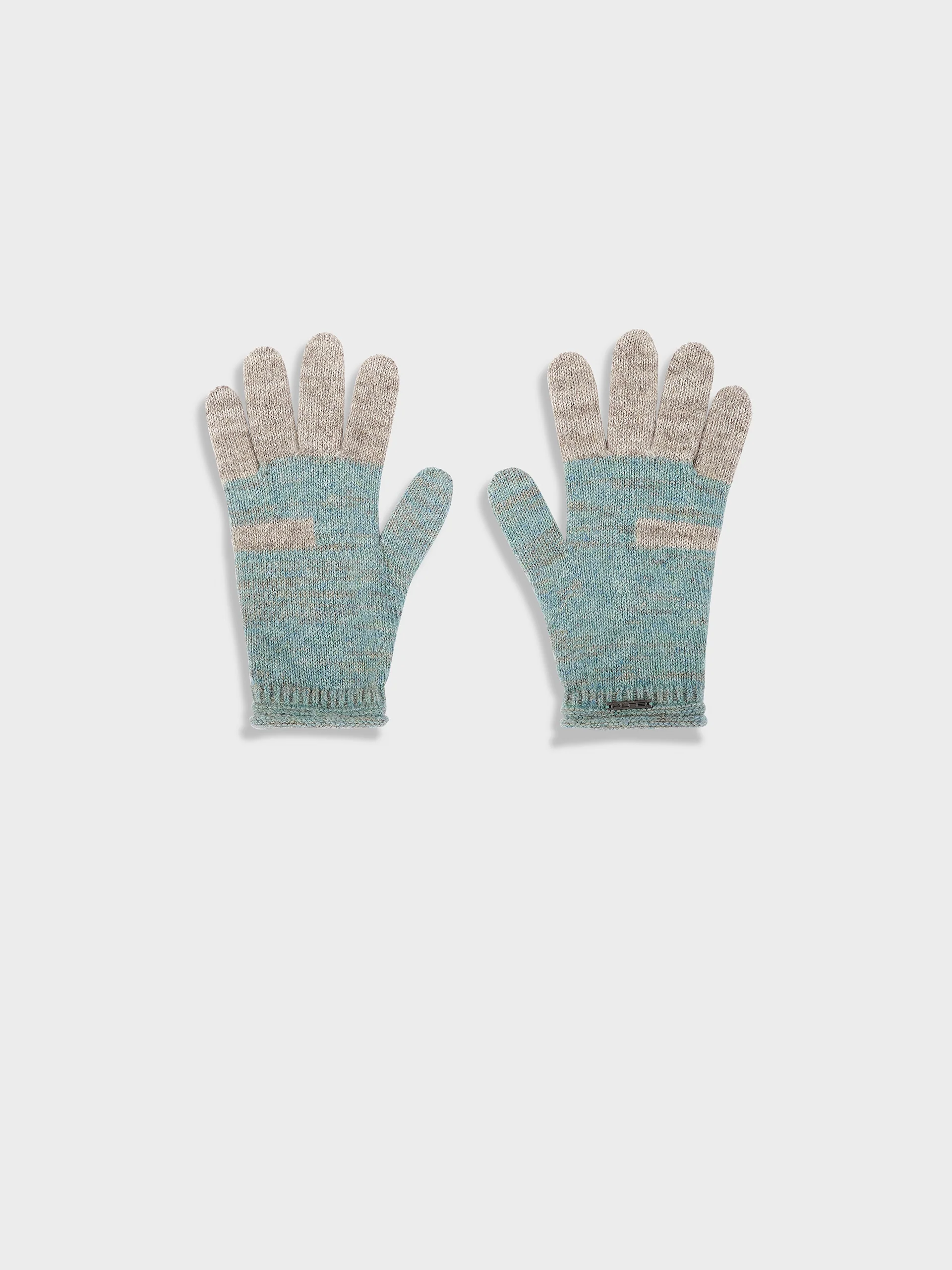 Guantes Zoe De Baby Alpaca Color Celeste - Image 2