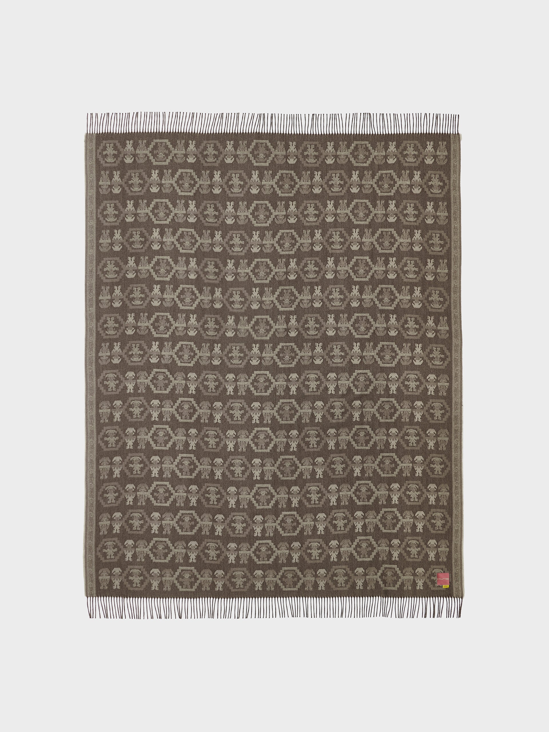 Manta Chimu - 13 De Baby Alpaca Color Beige - Image 4