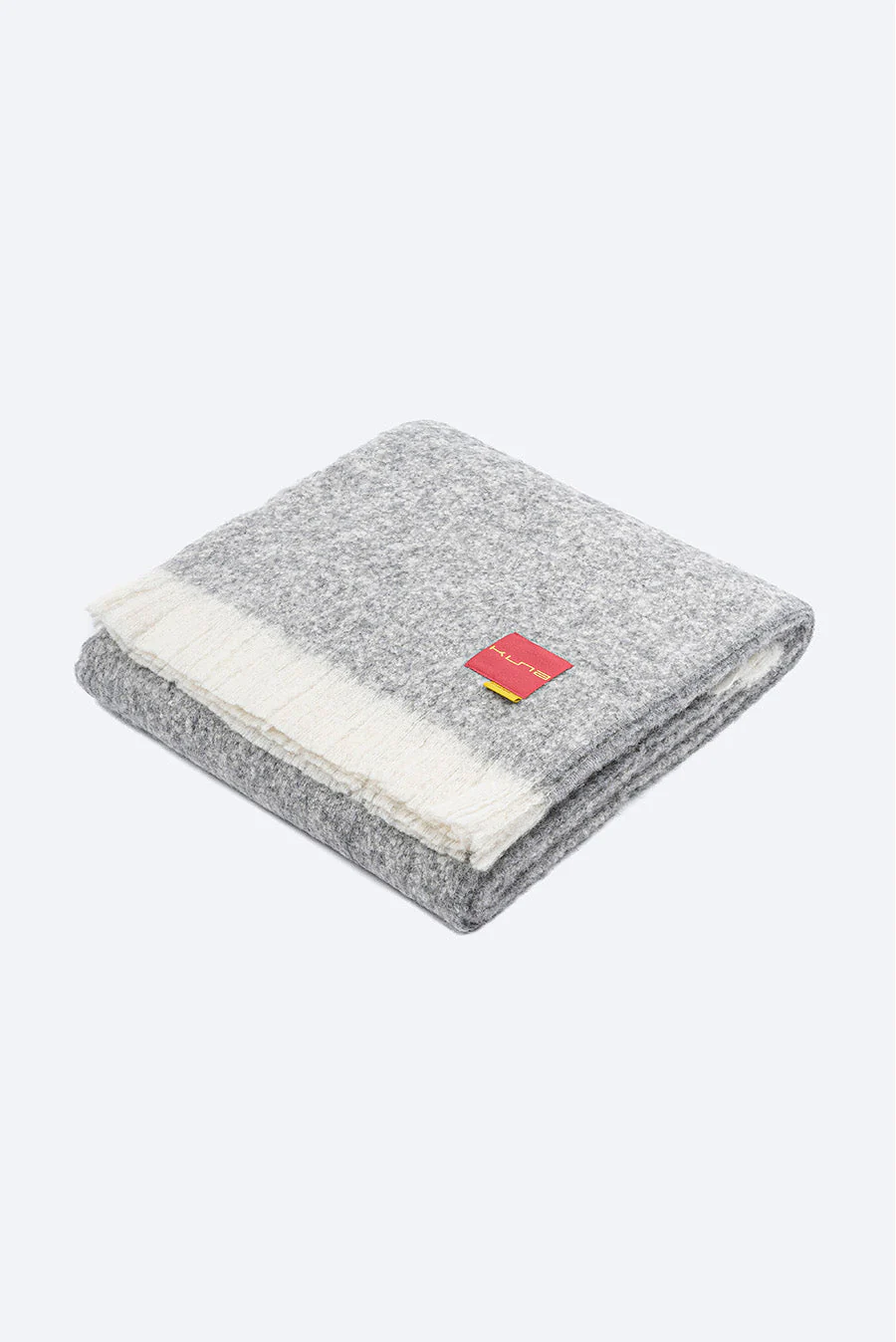 Manta Vendome De Alpaca Color Gris Claro - Image 2