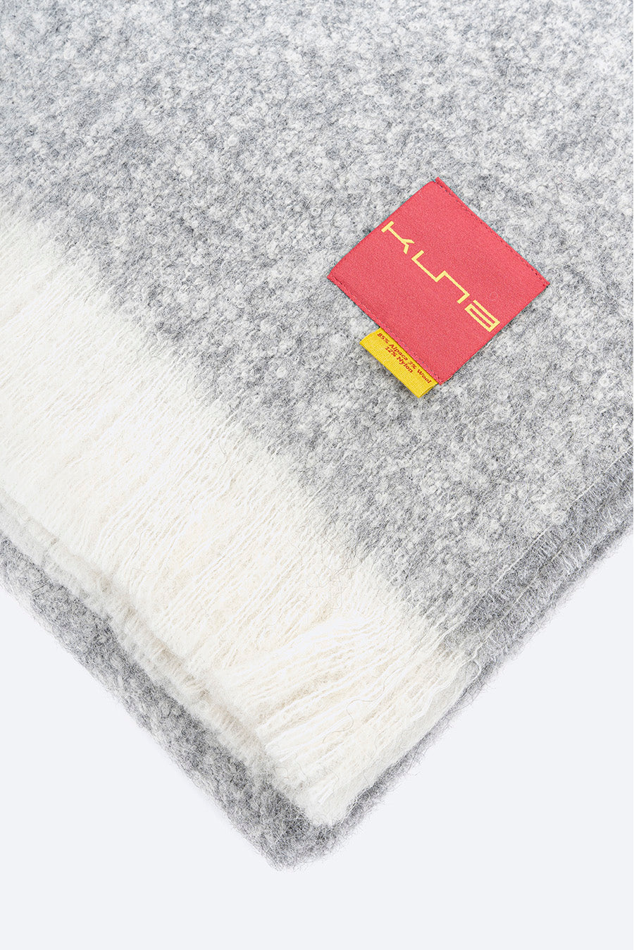 Manta Vendome De Alpaca Color Gris Claro - Image 3