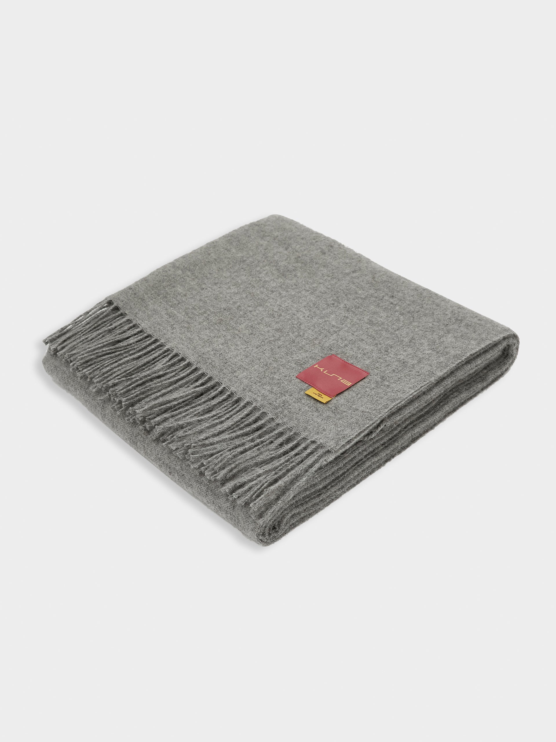 Manta Ydeal De Baby Alpaca Color Plateado