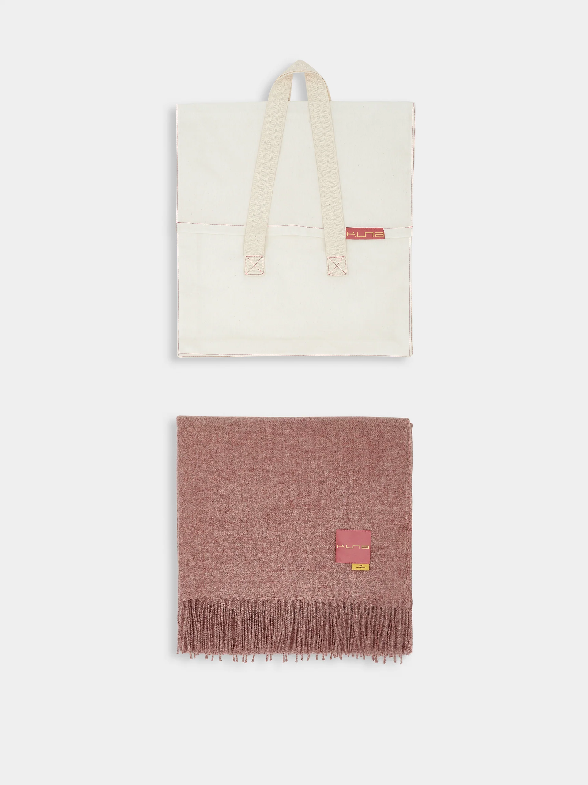 Manta Ydeal De Baby Alpaca Color Rosado - Image 3
