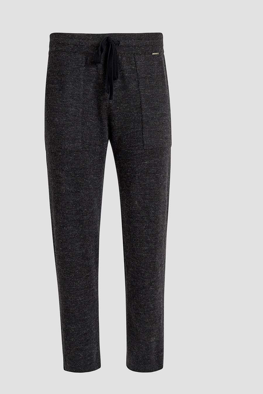 Pantalón Uomo De Baby Alpaca Color Antracite