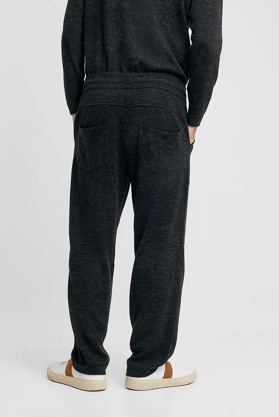 Pantalón Uomo De Baby Alpaca Color Antracite - Image 3
