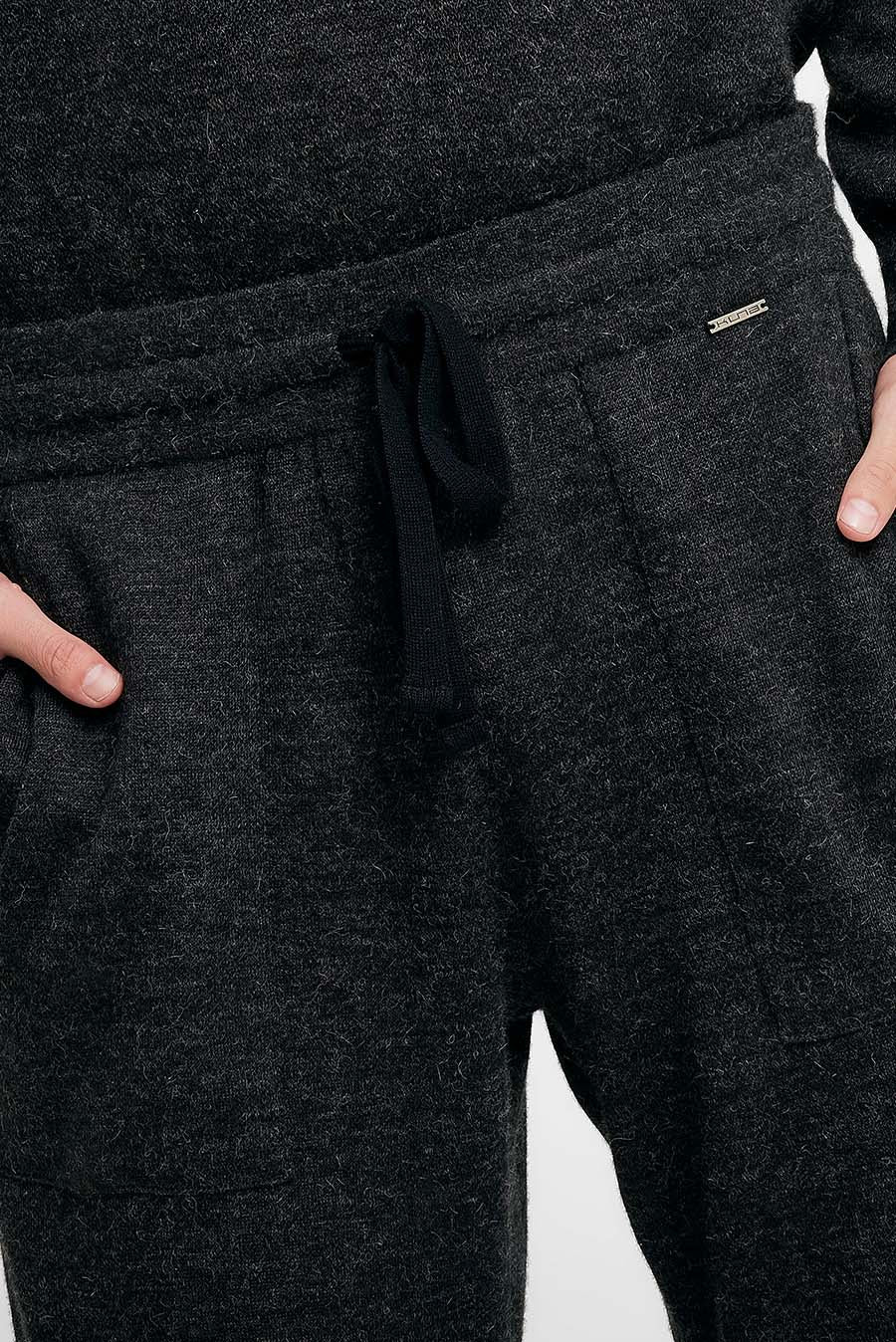 Pantalón Uomo De Baby Alpaca Color Antracite - Image 5